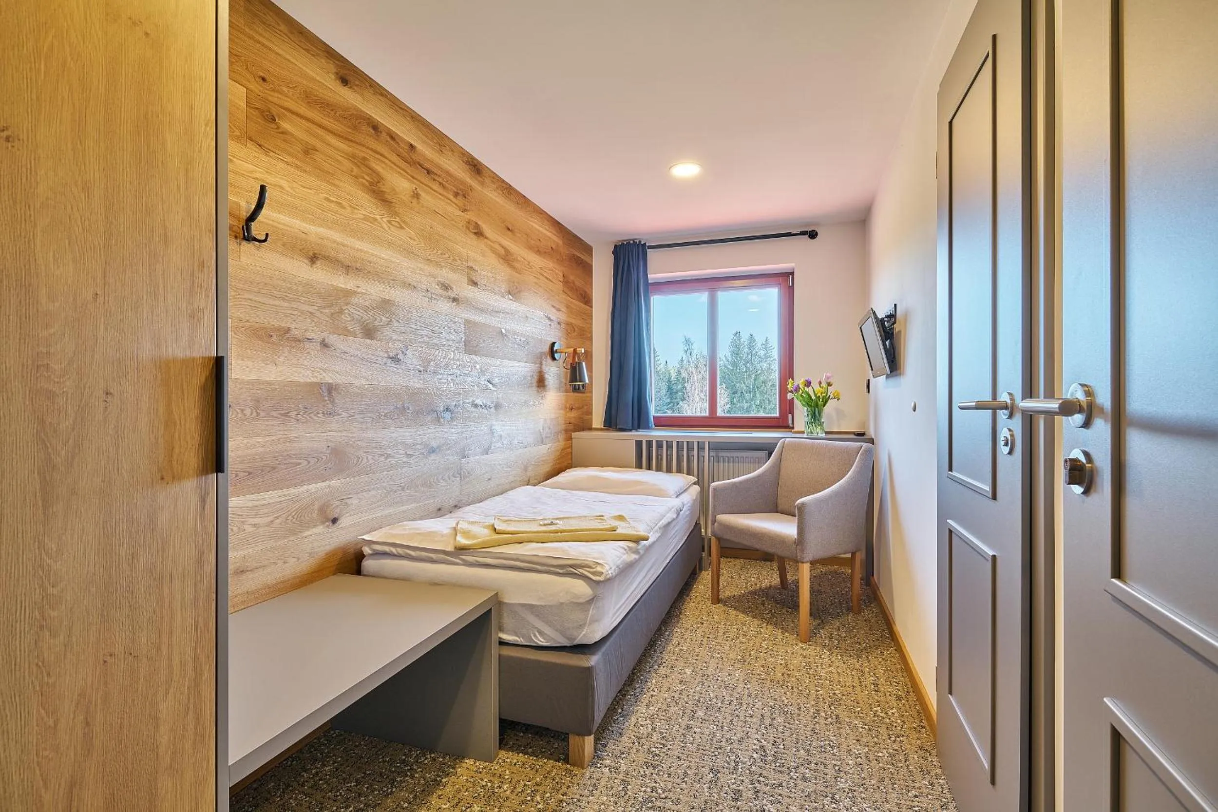 Bed in Hotel Bouda Jana