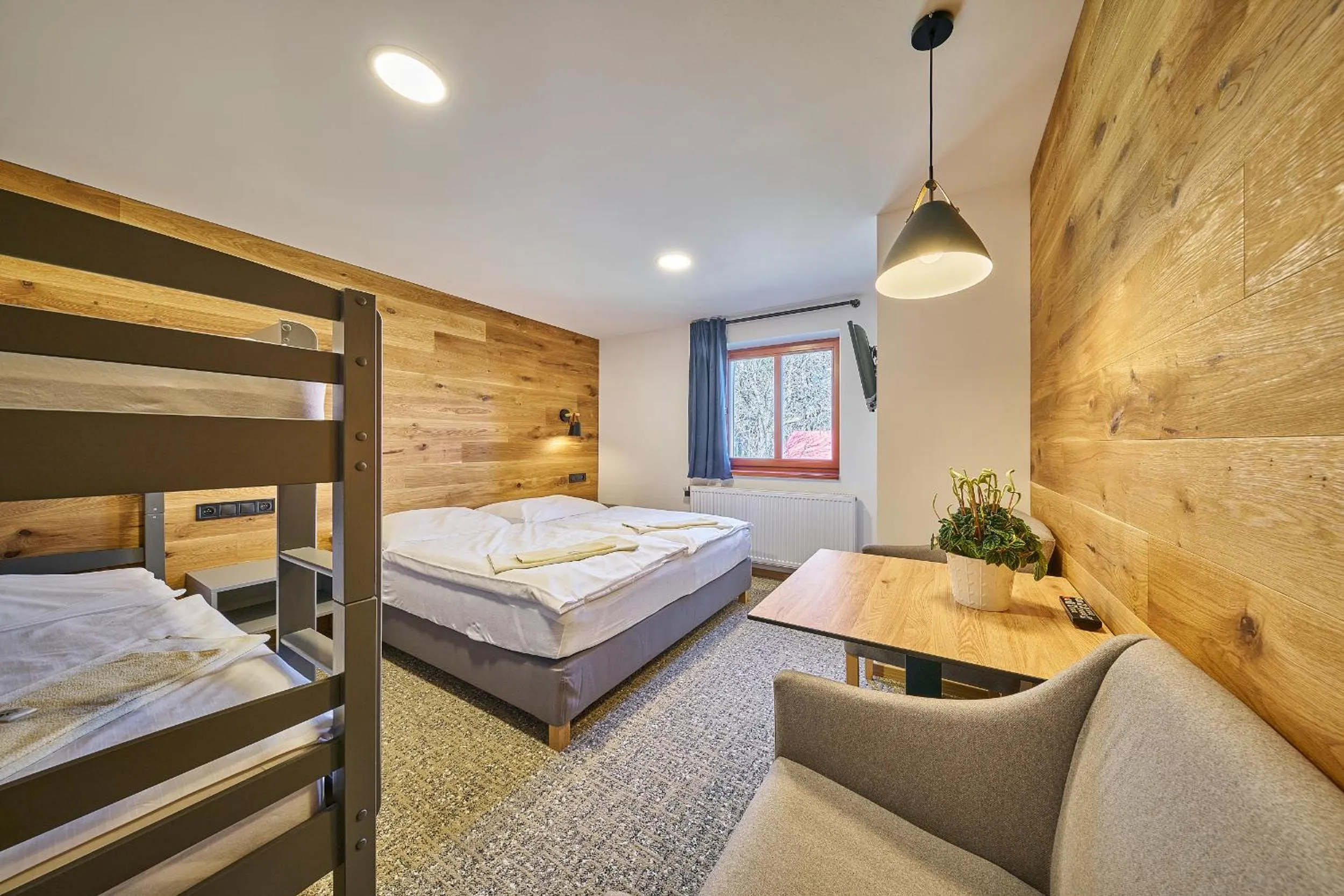 Bed in Hotel Bouda Jana