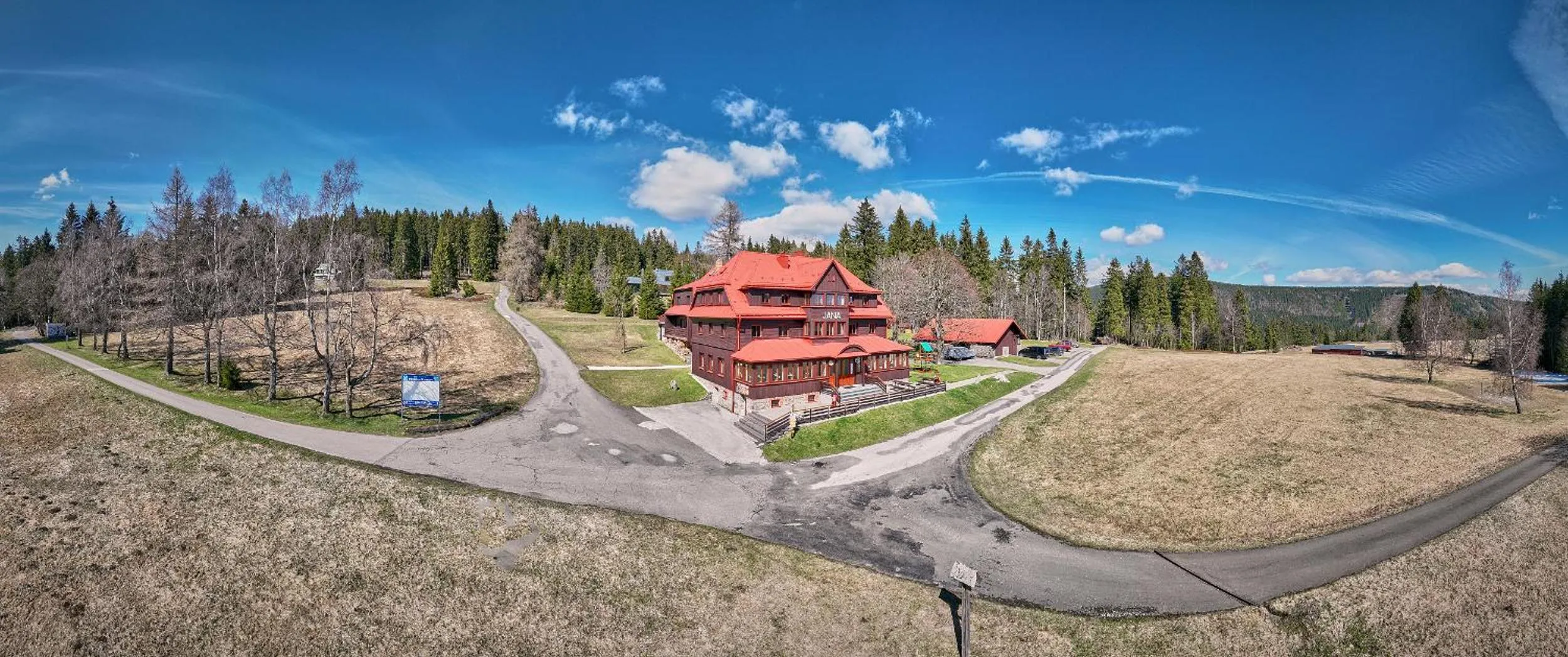 Property building in Hotel Bouda Jana