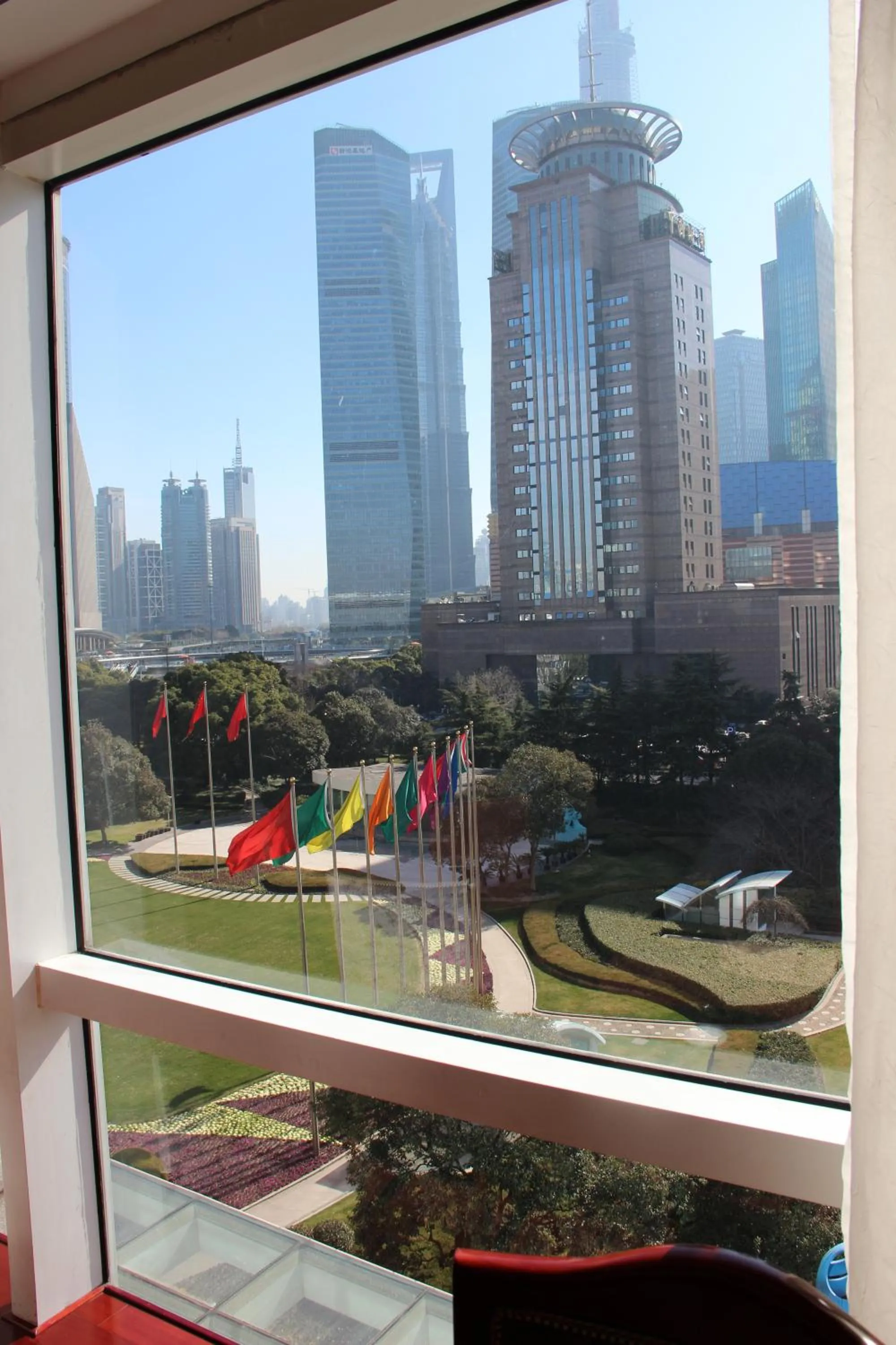 View (from property/room) in Oriental Riverside Bund View Hotel (Shanghai International Convention Center)