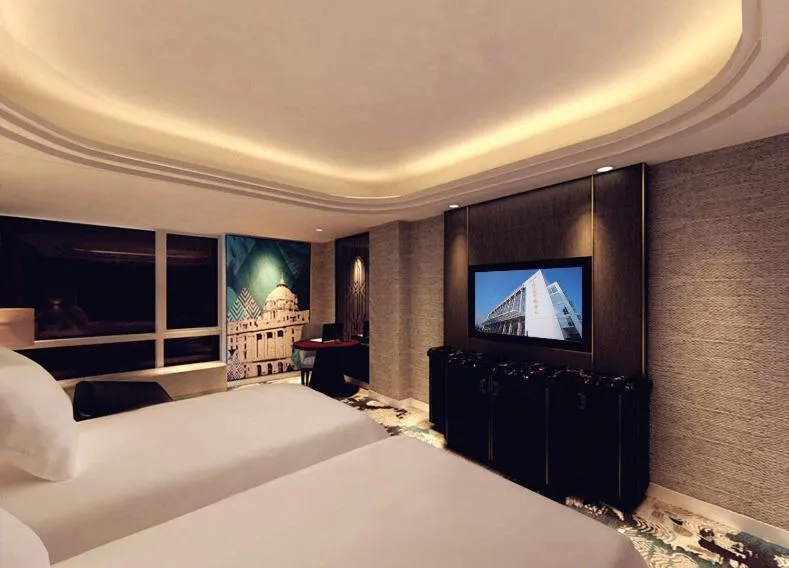 Bed in Oriental Riverside Bund View Hotel (Shanghai International Convention Center)