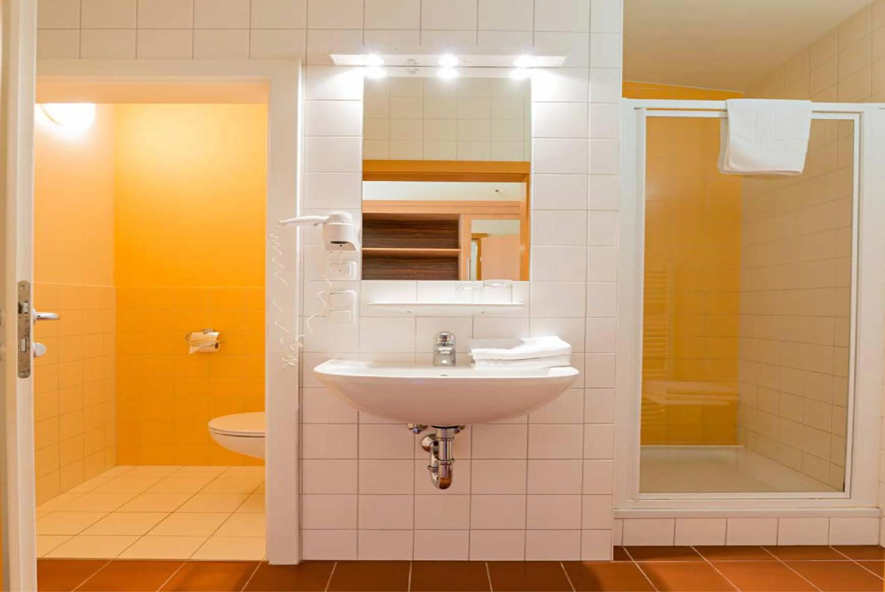 Toilet in Familien Hotel Krainz