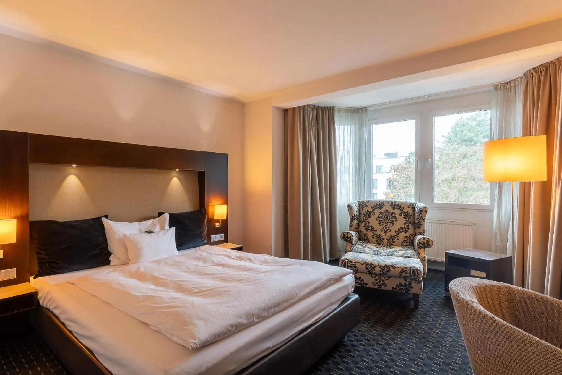 Bedroom, Bed in Wellings Parkhotel