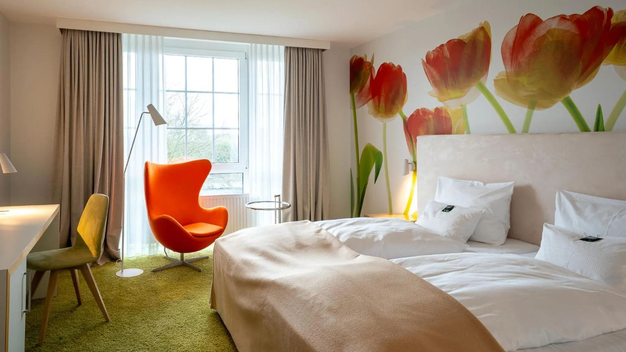 Bedroom, Bed in Wellings Parkhotel