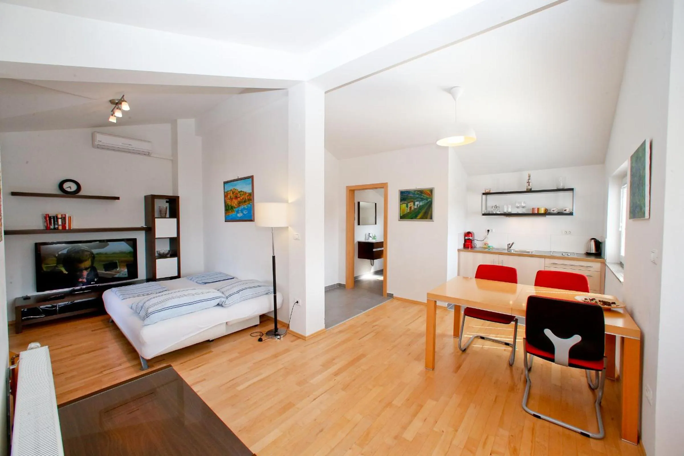 Photo of the whole room, Bed in BC Better Choice Apartments with Central Heating