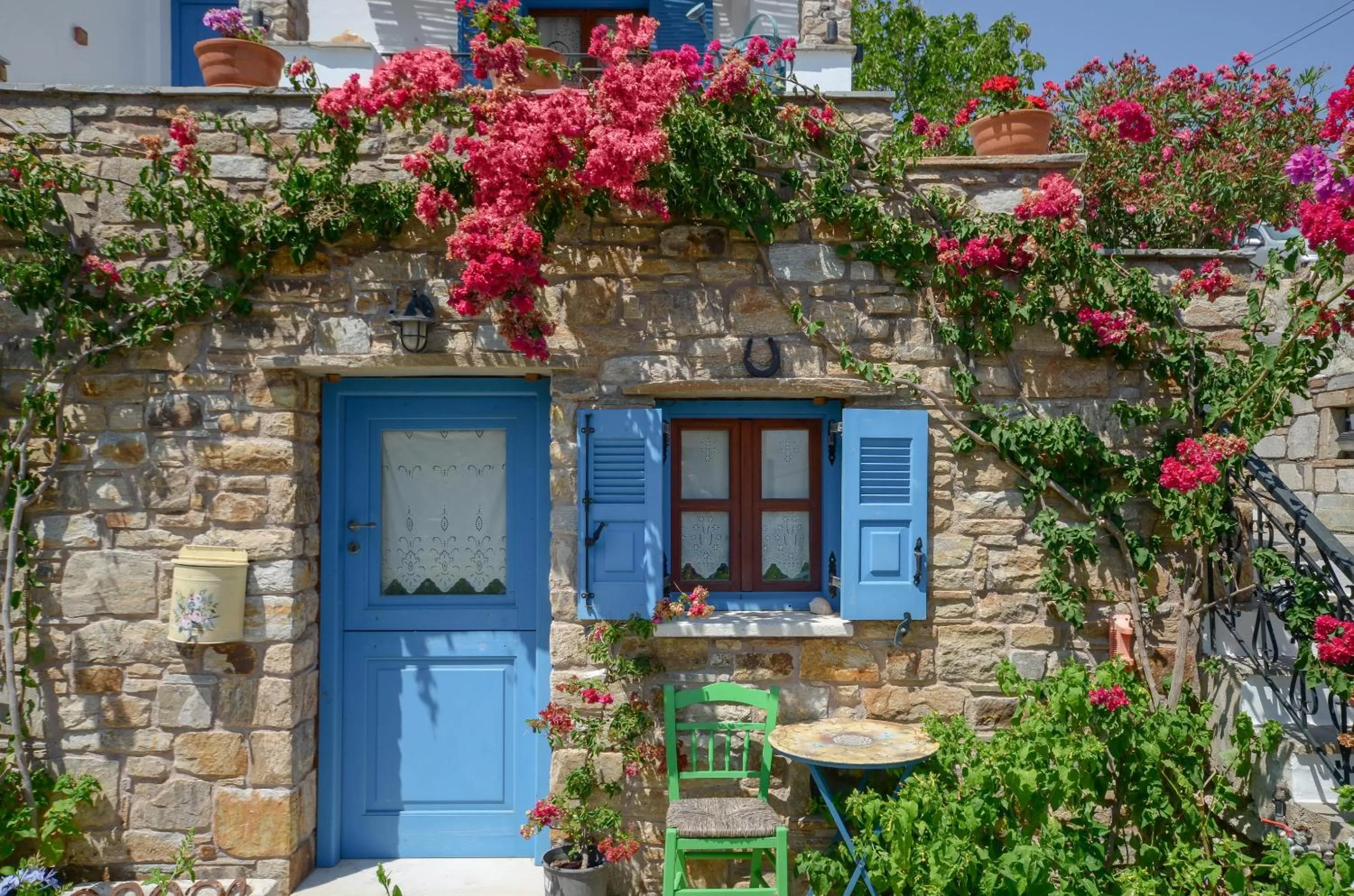 Patio in Naxos Filoxenia Hotel