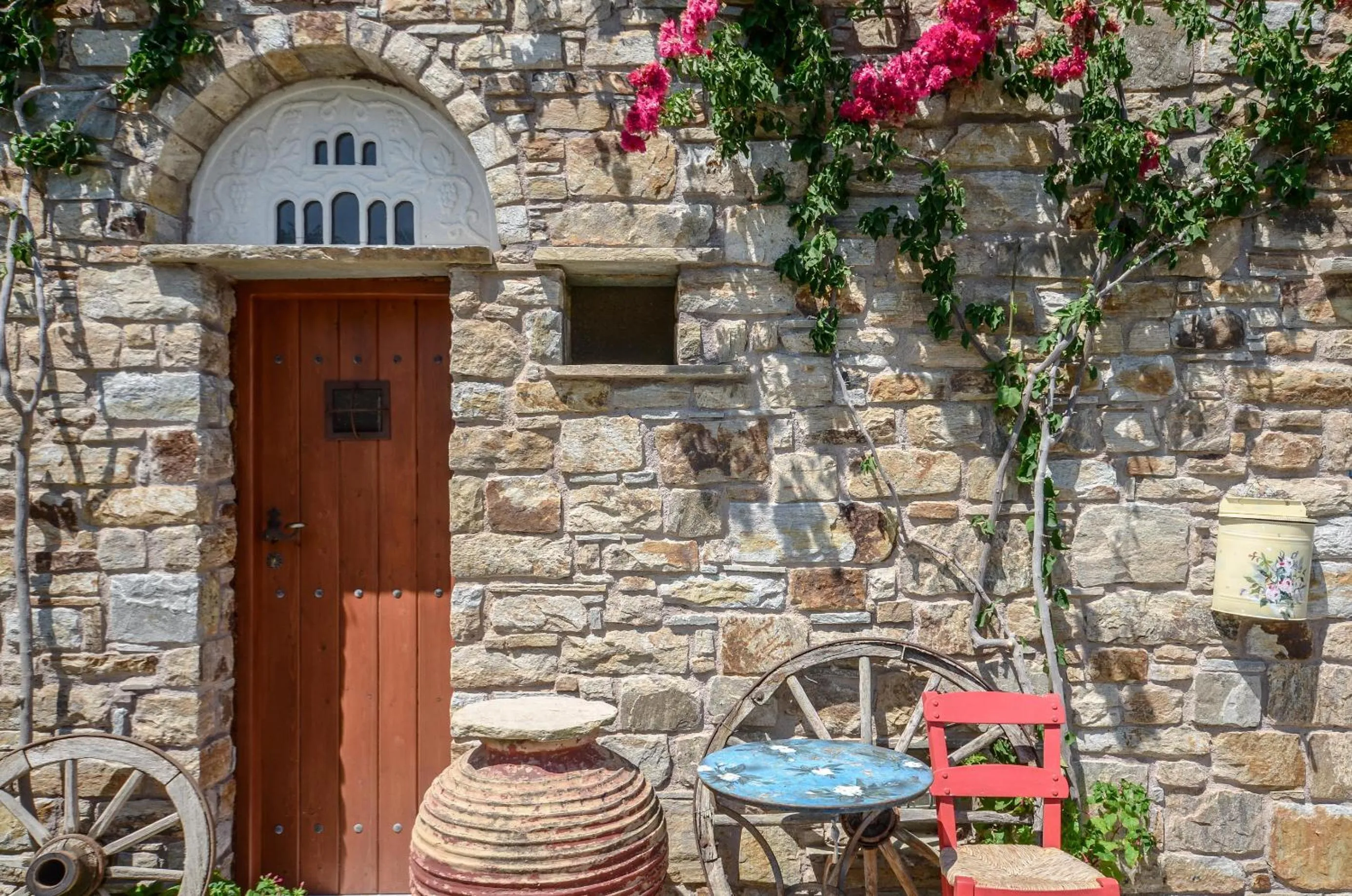 Patio in Naxos Filoxenia Hotel