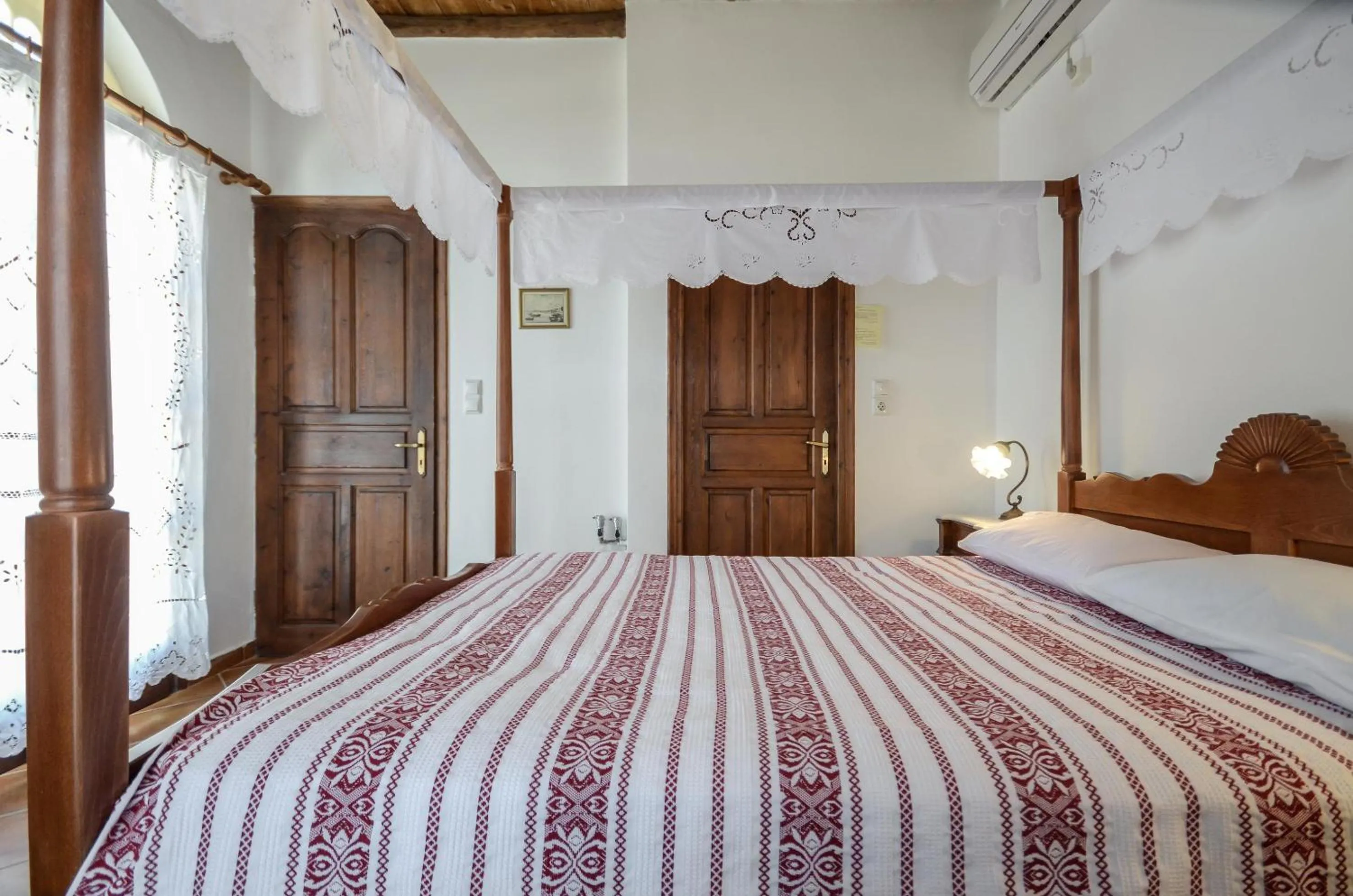 Bed in Naxos Filoxenia Hotel