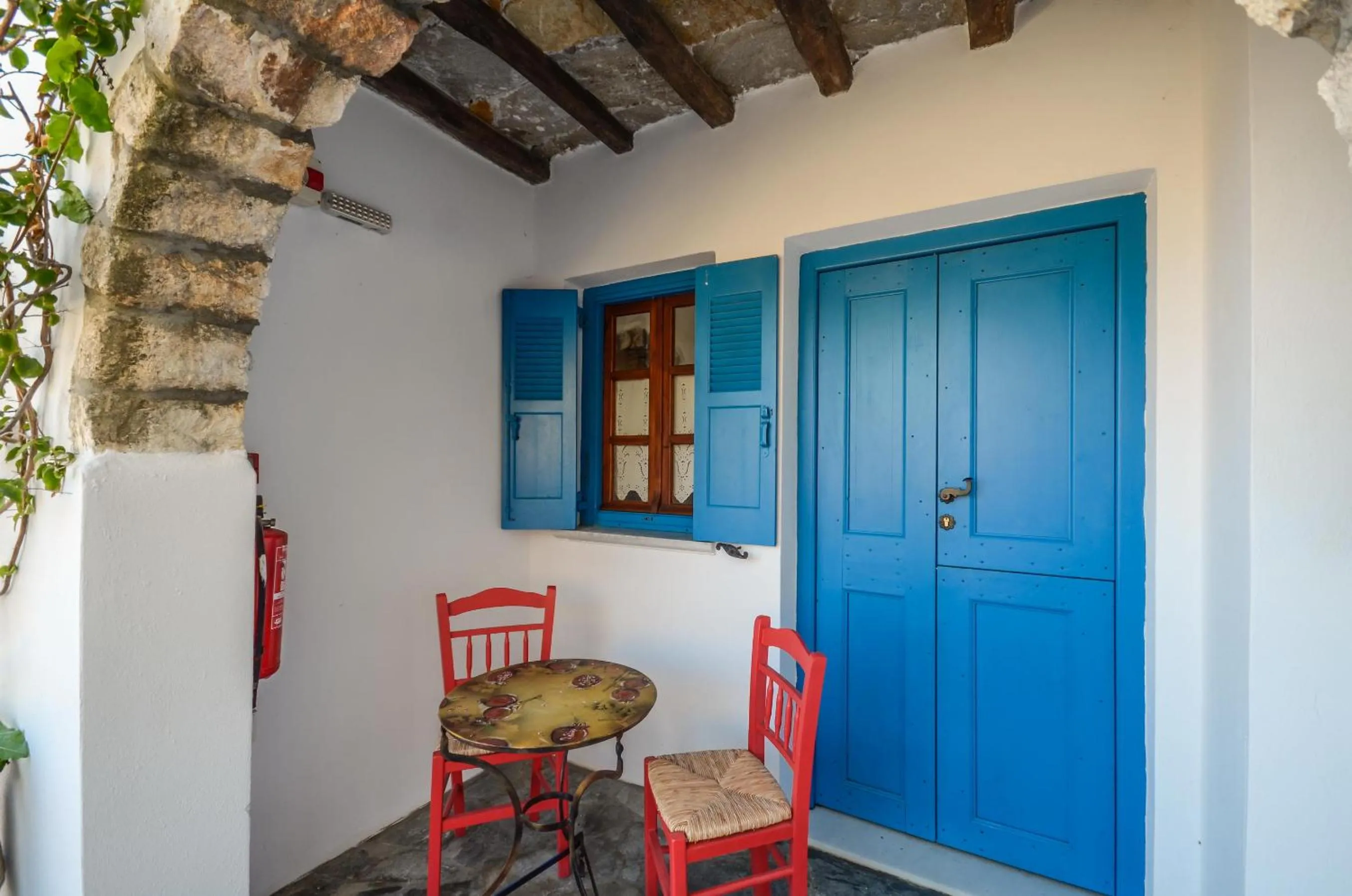 Patio in Naxos Filoxenia Hotel