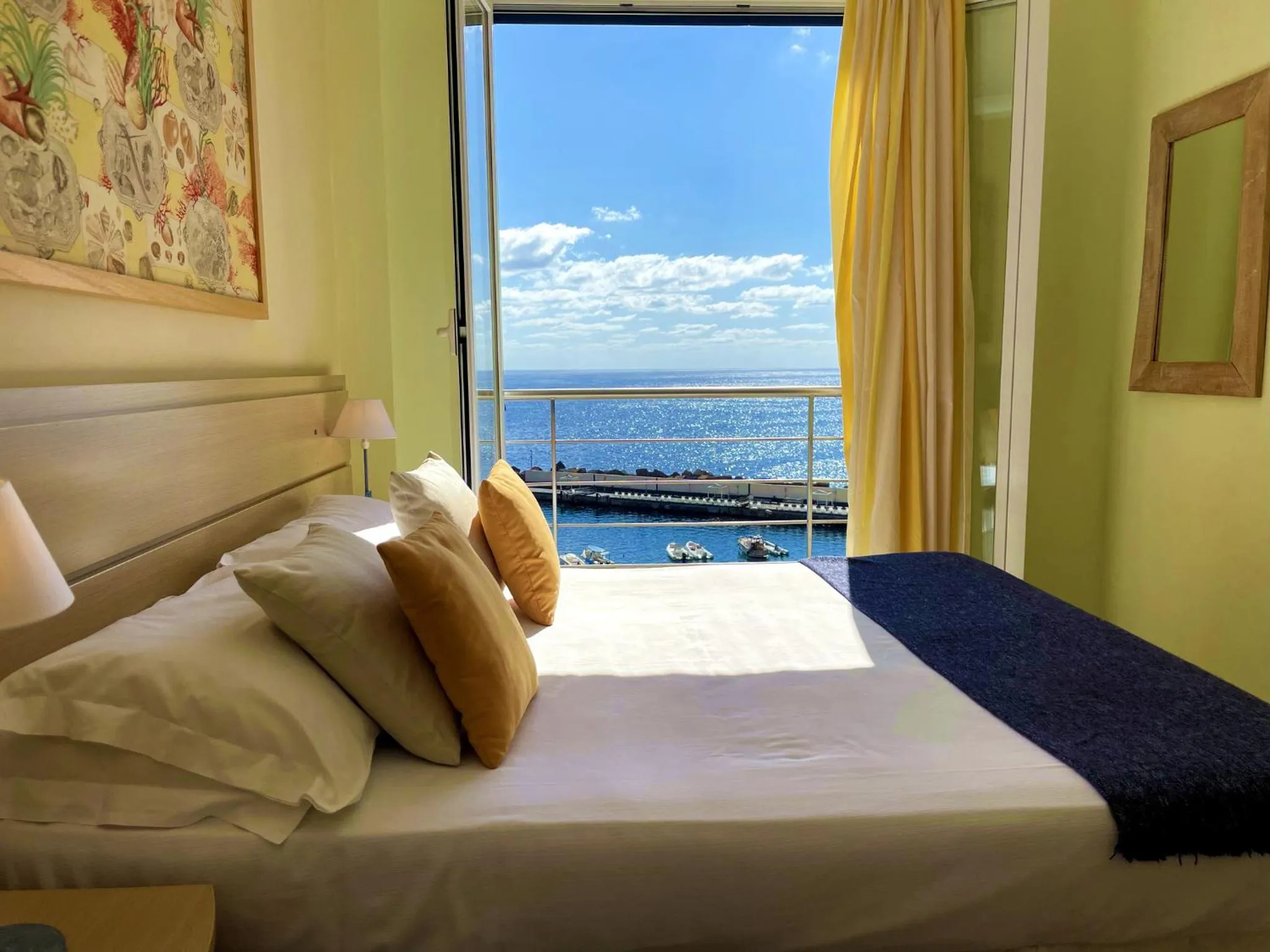 Balcony/Terrace, Bed in Residence Stella Marina