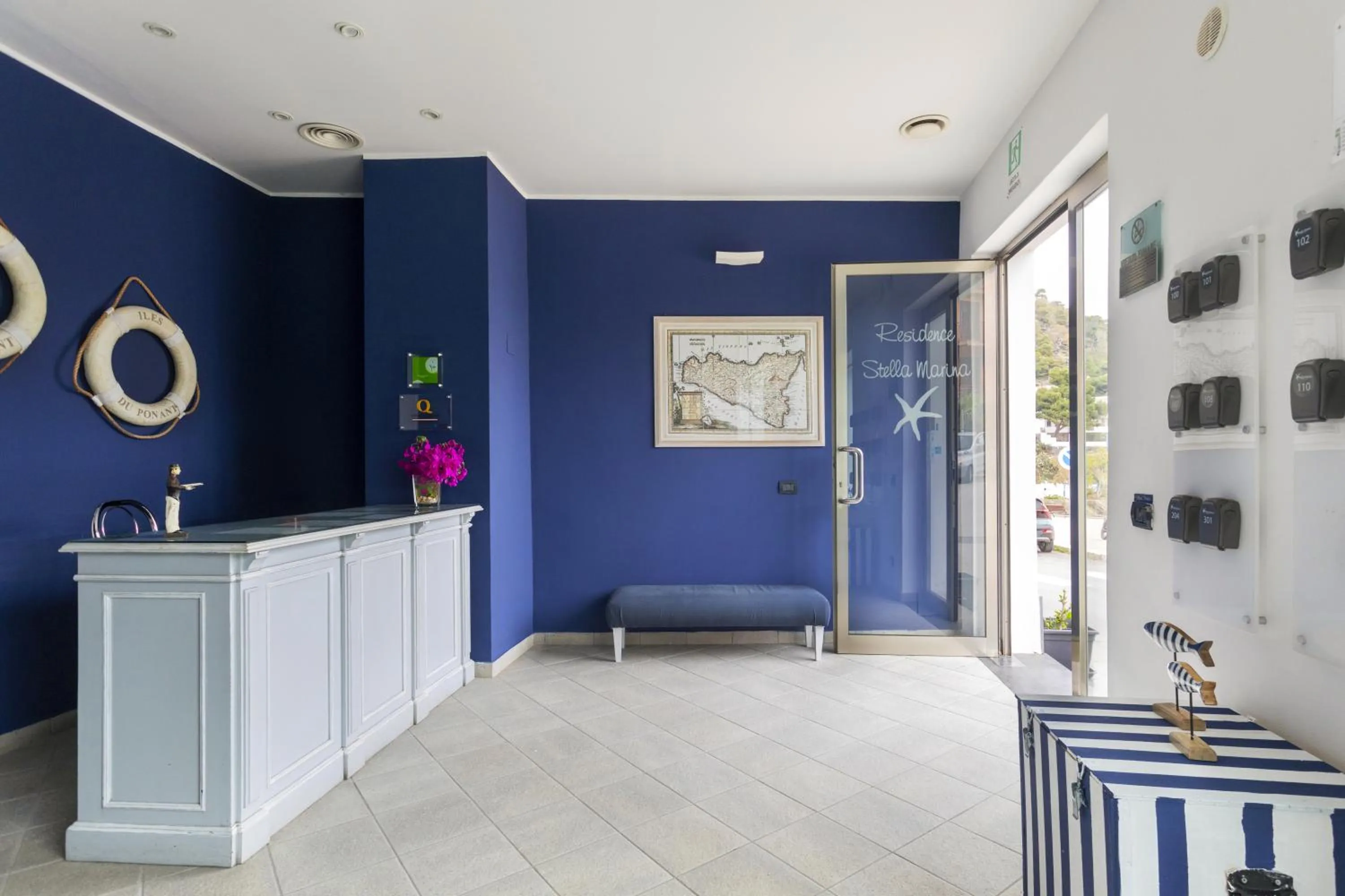Lobby or reception in Residence Stella Marina