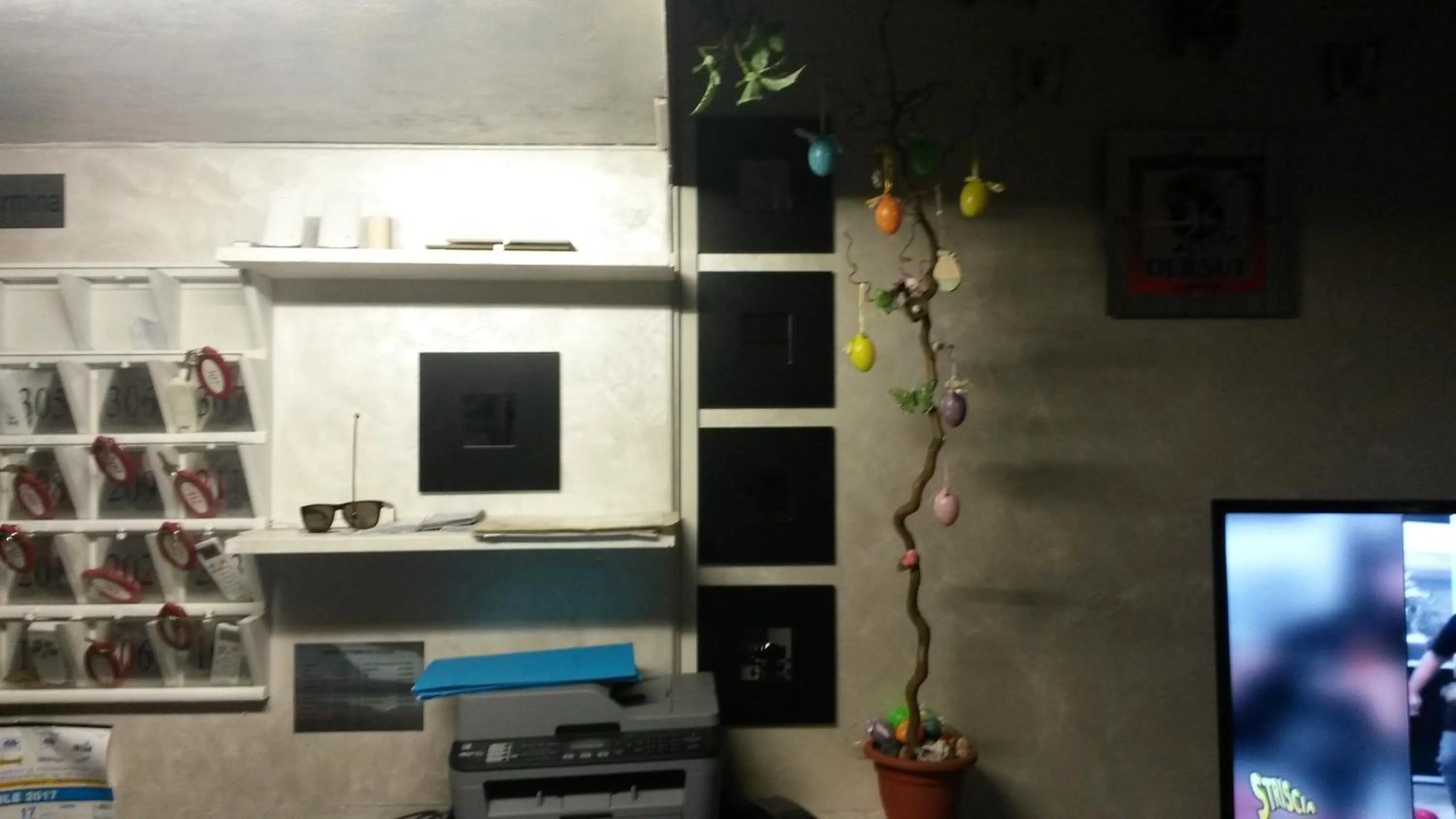 Lobby or reception in Hotel Taormina