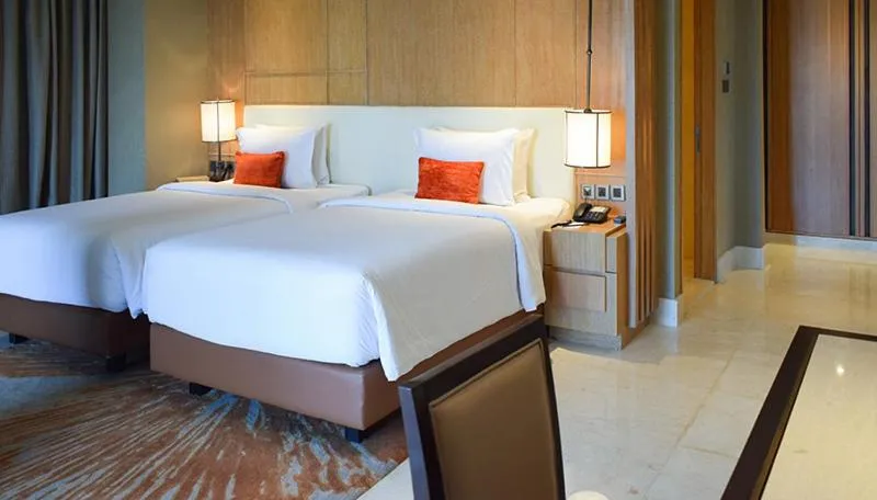 Bed in Aryaduta Bali