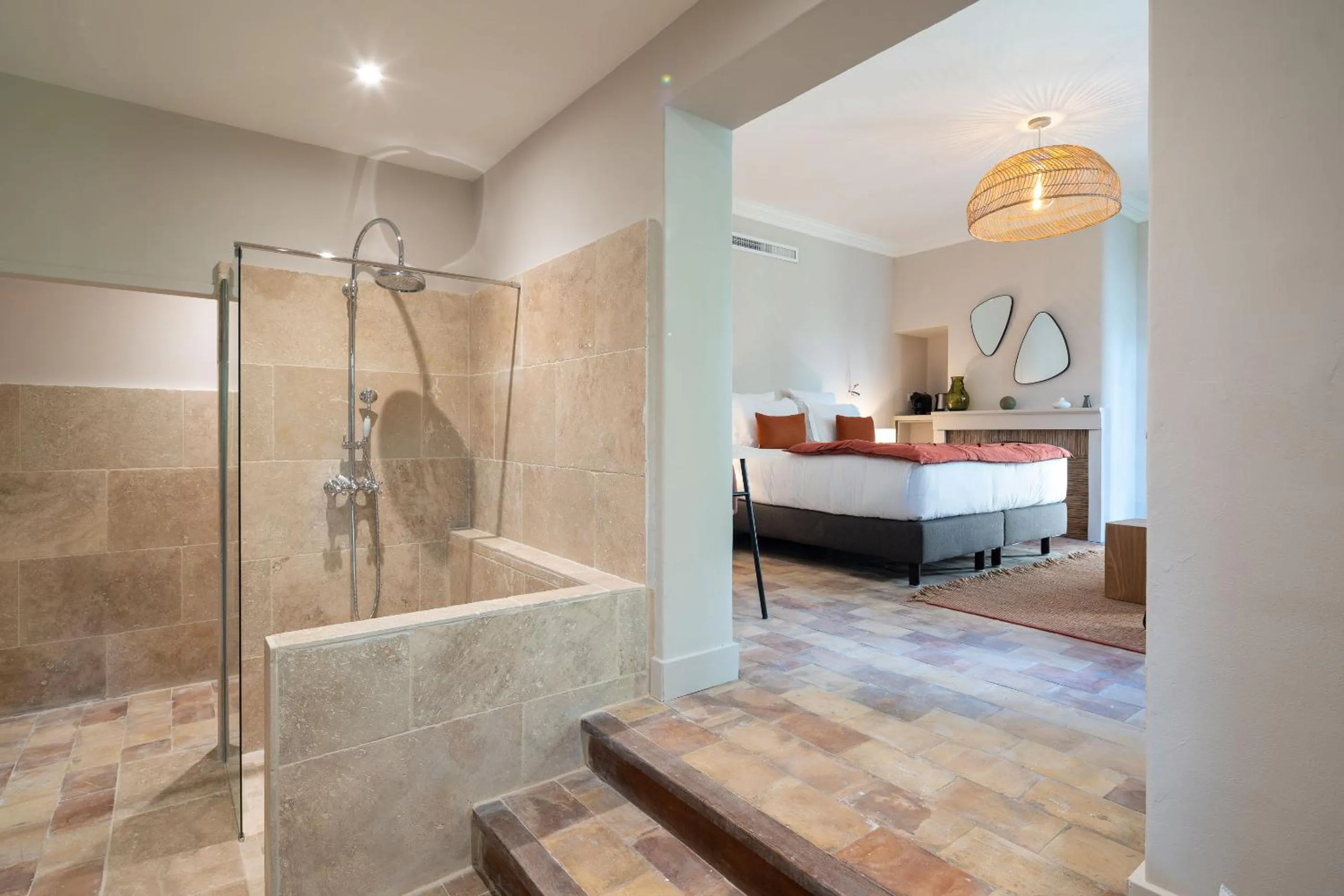 Shower in Hôtel - Restaurant & Spa La Magdeleine - Mathias Dandine