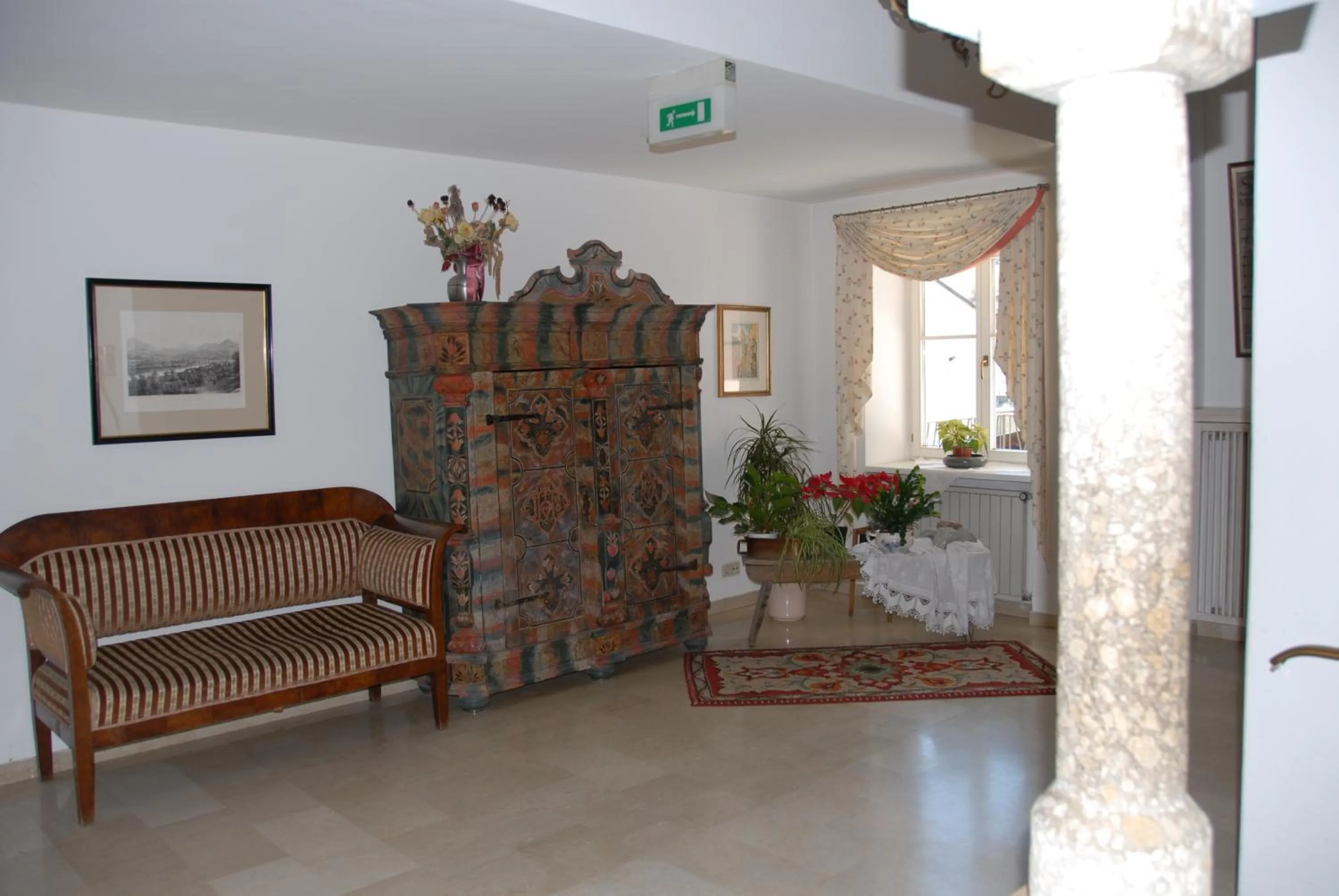 Decorative detail in Hotel Mondschein