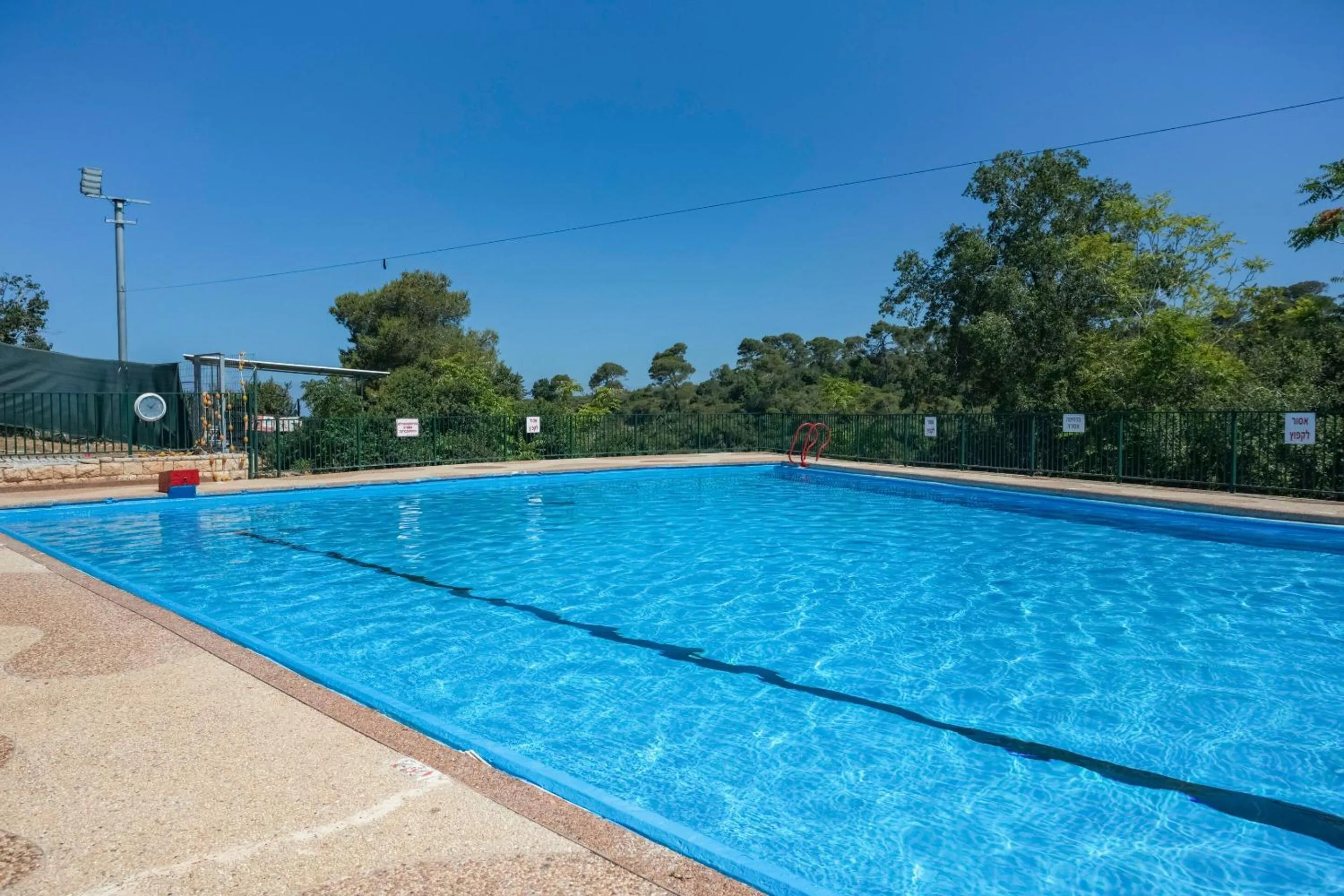 Pool view in Beit Oren Hotel