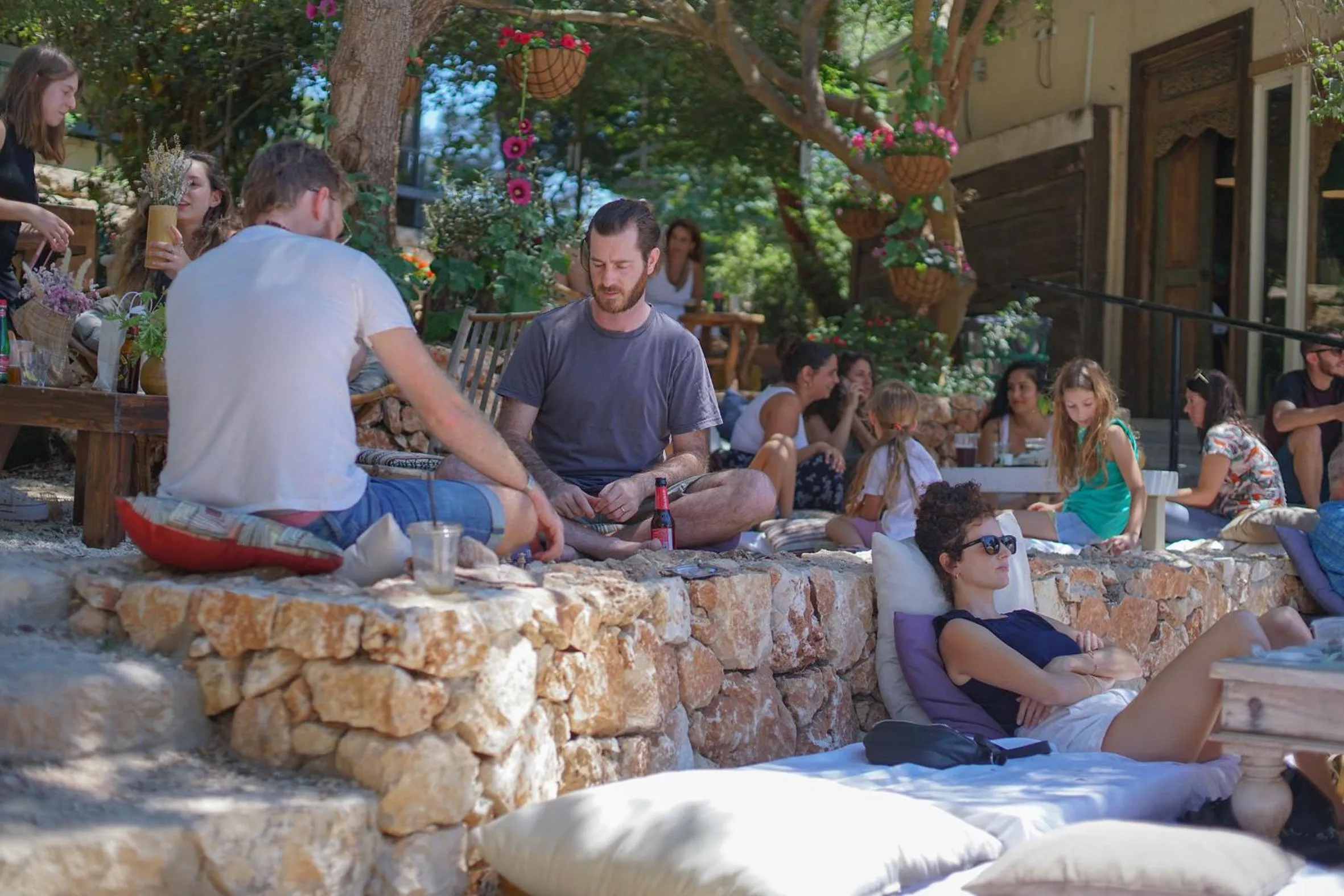 People in Beit Oren Hotel