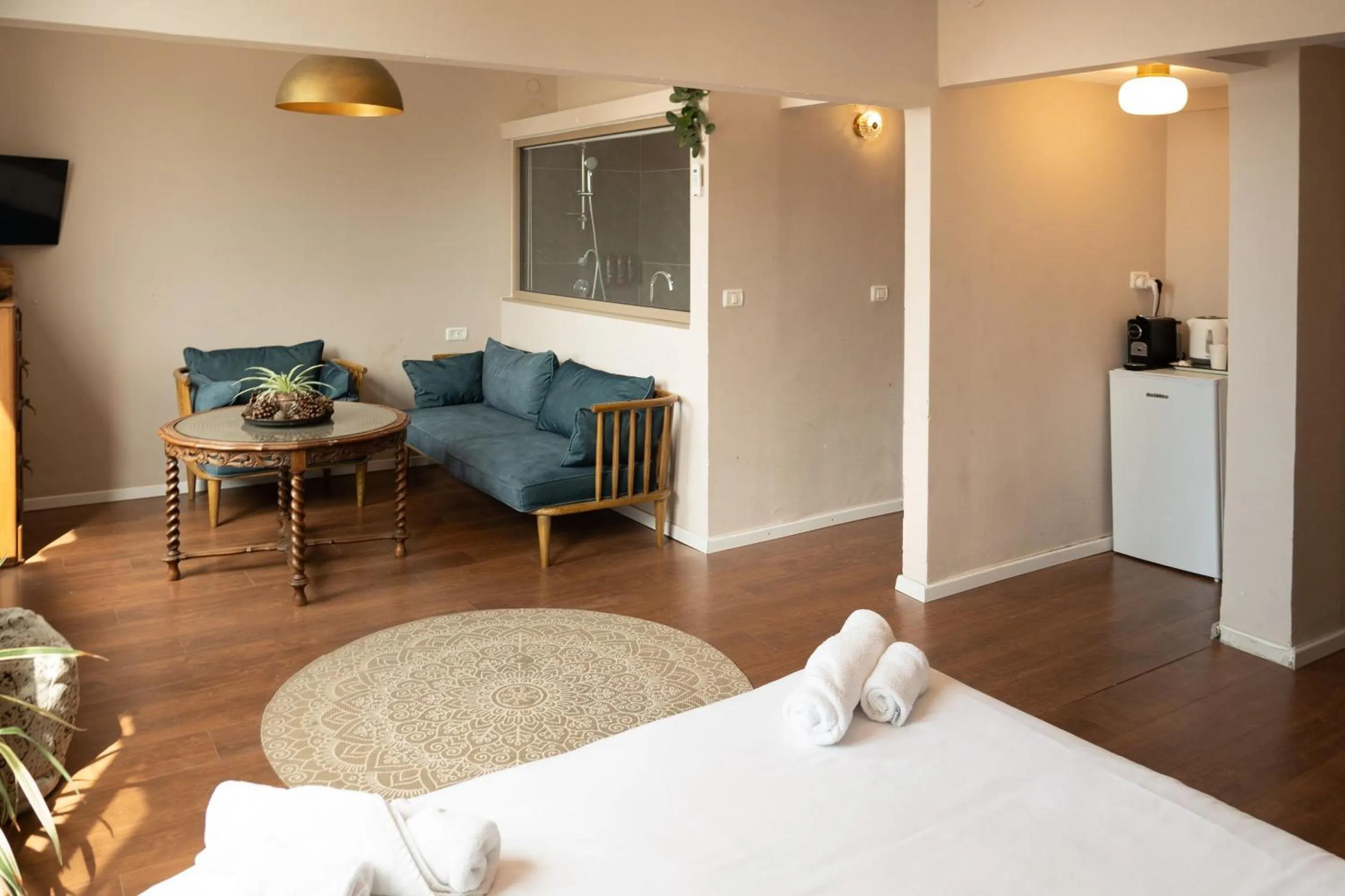 Bedroom, Bed in Beit Oren Hotel