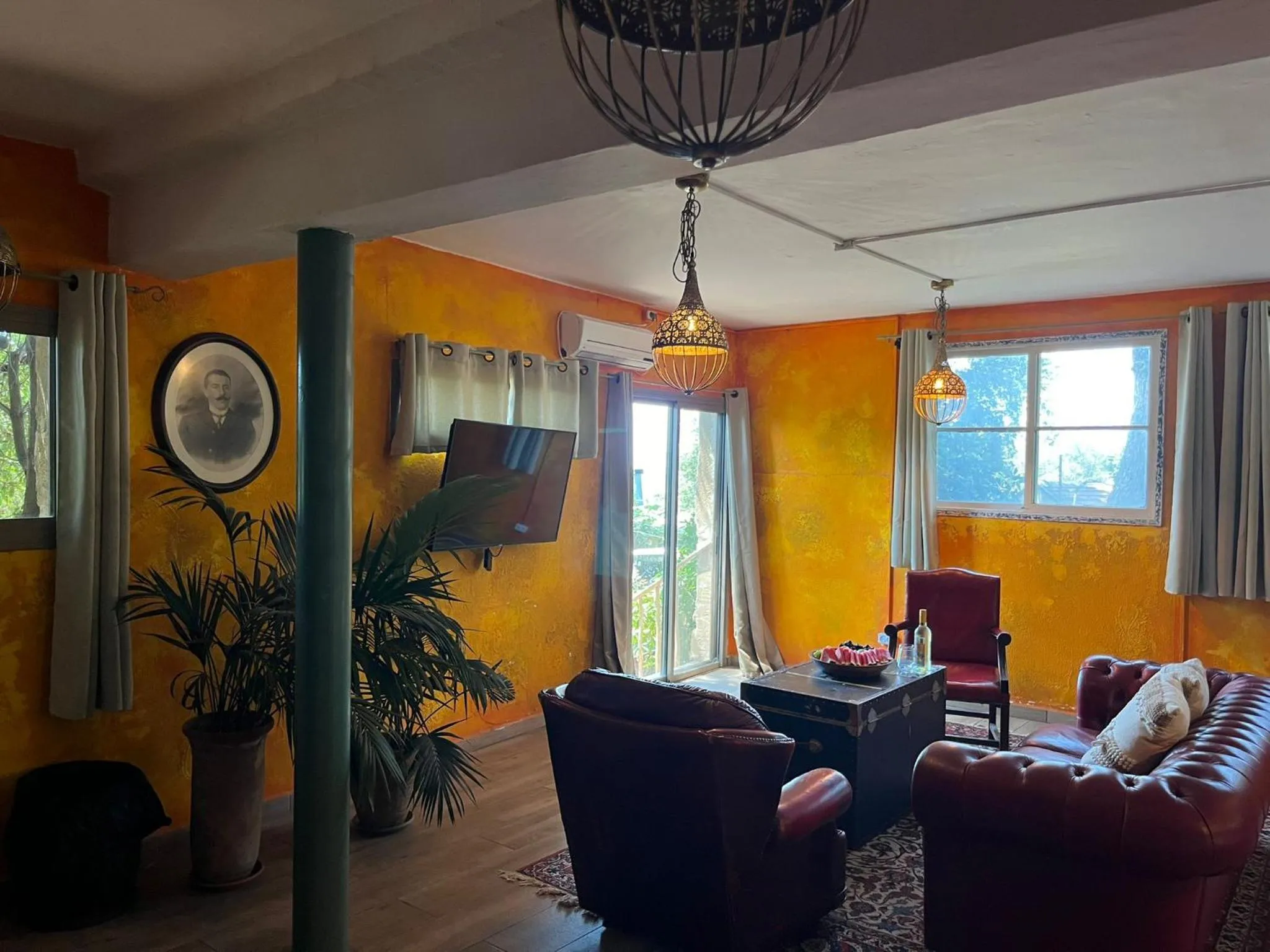 Seating area in Beit Oren Hotel