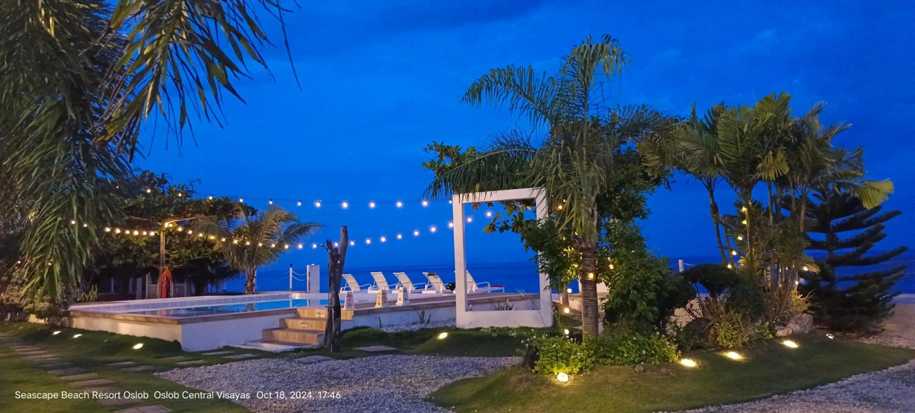 Natural landscape in Seascape Beach Resort Oslob