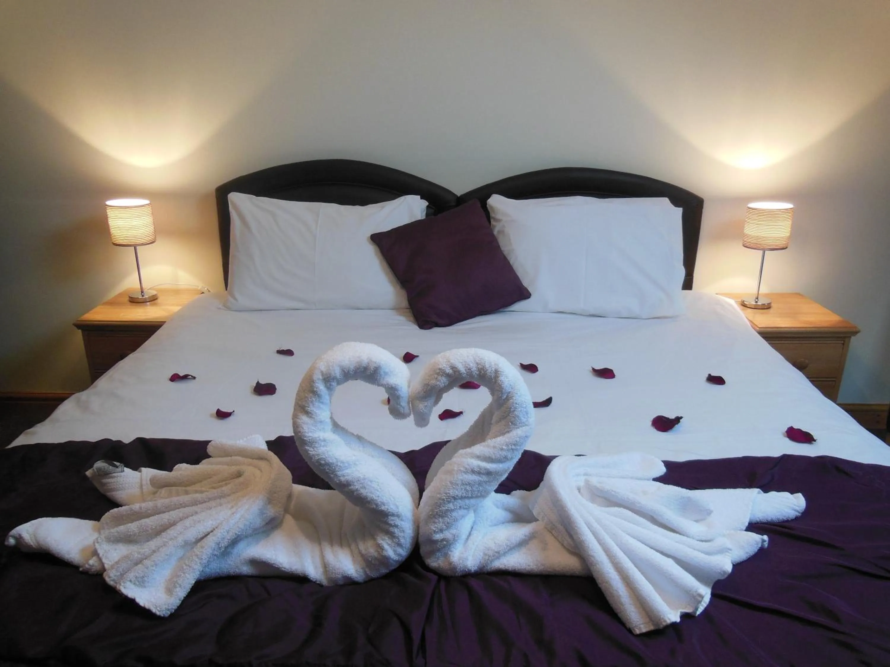 Bed in Pwllgwilym B & B