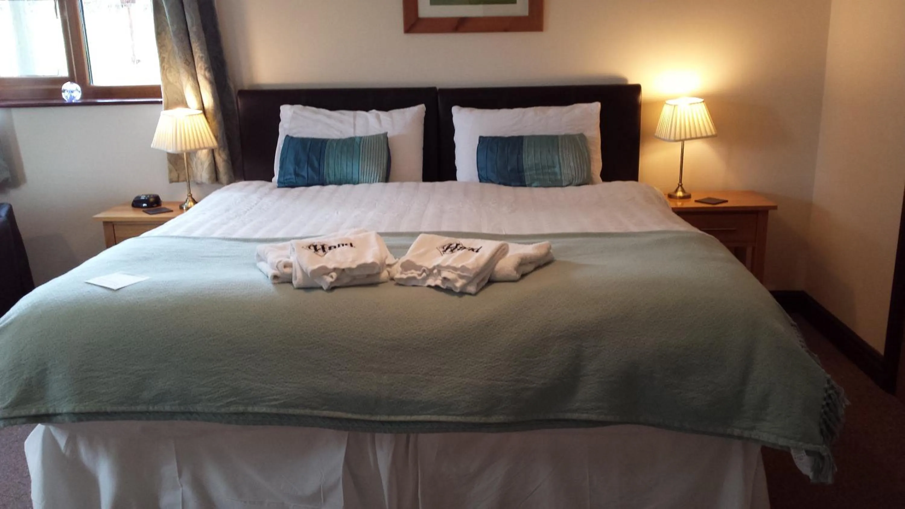 Bed in Pwllgwilym B & B