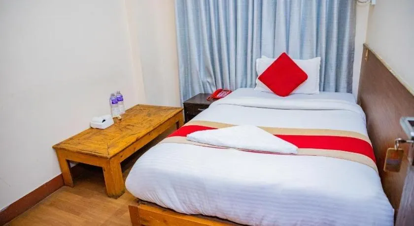 Bedroom, Bed in Doors Hotel Thamel