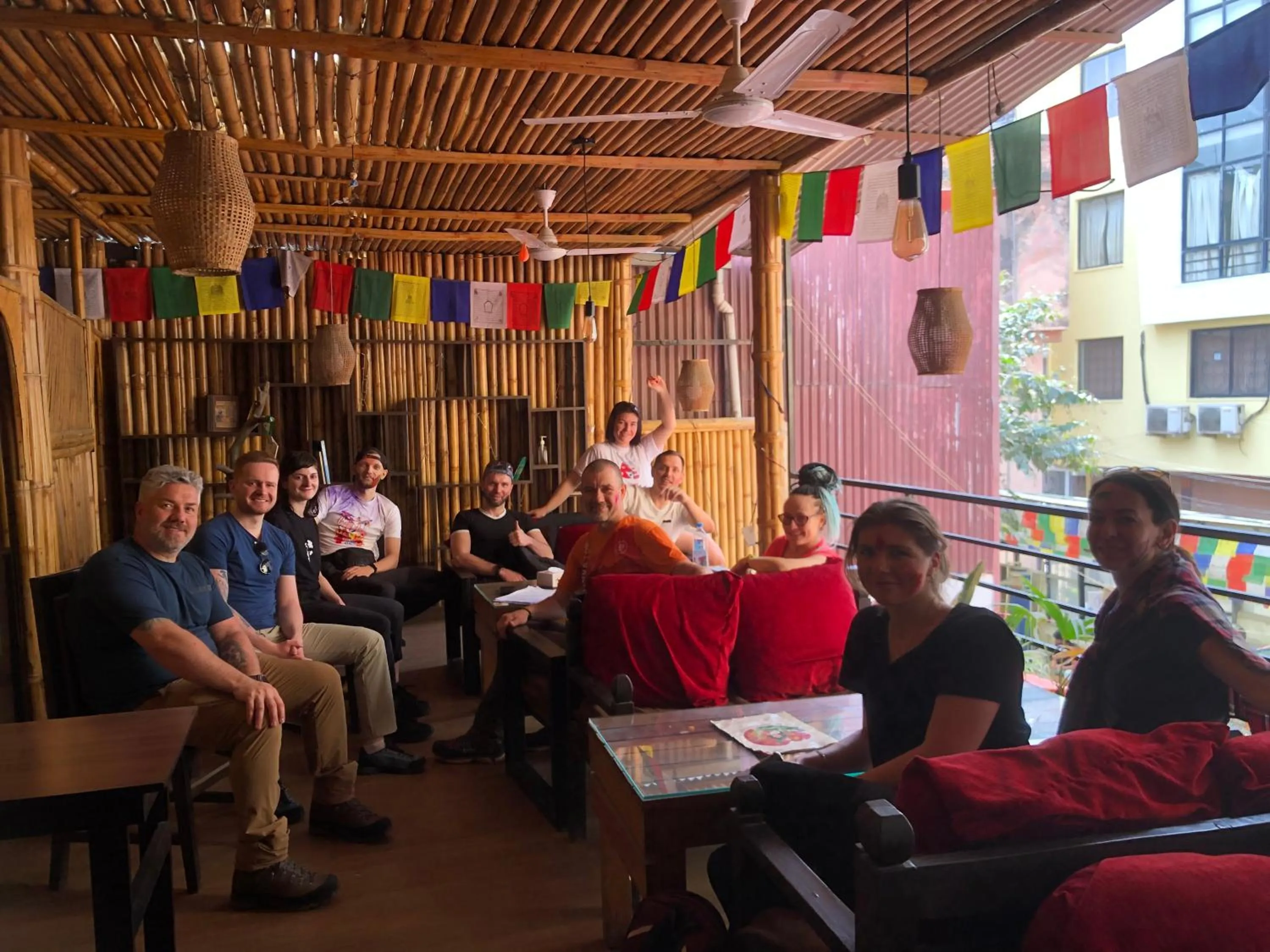 People in Doors Hotel Thamel