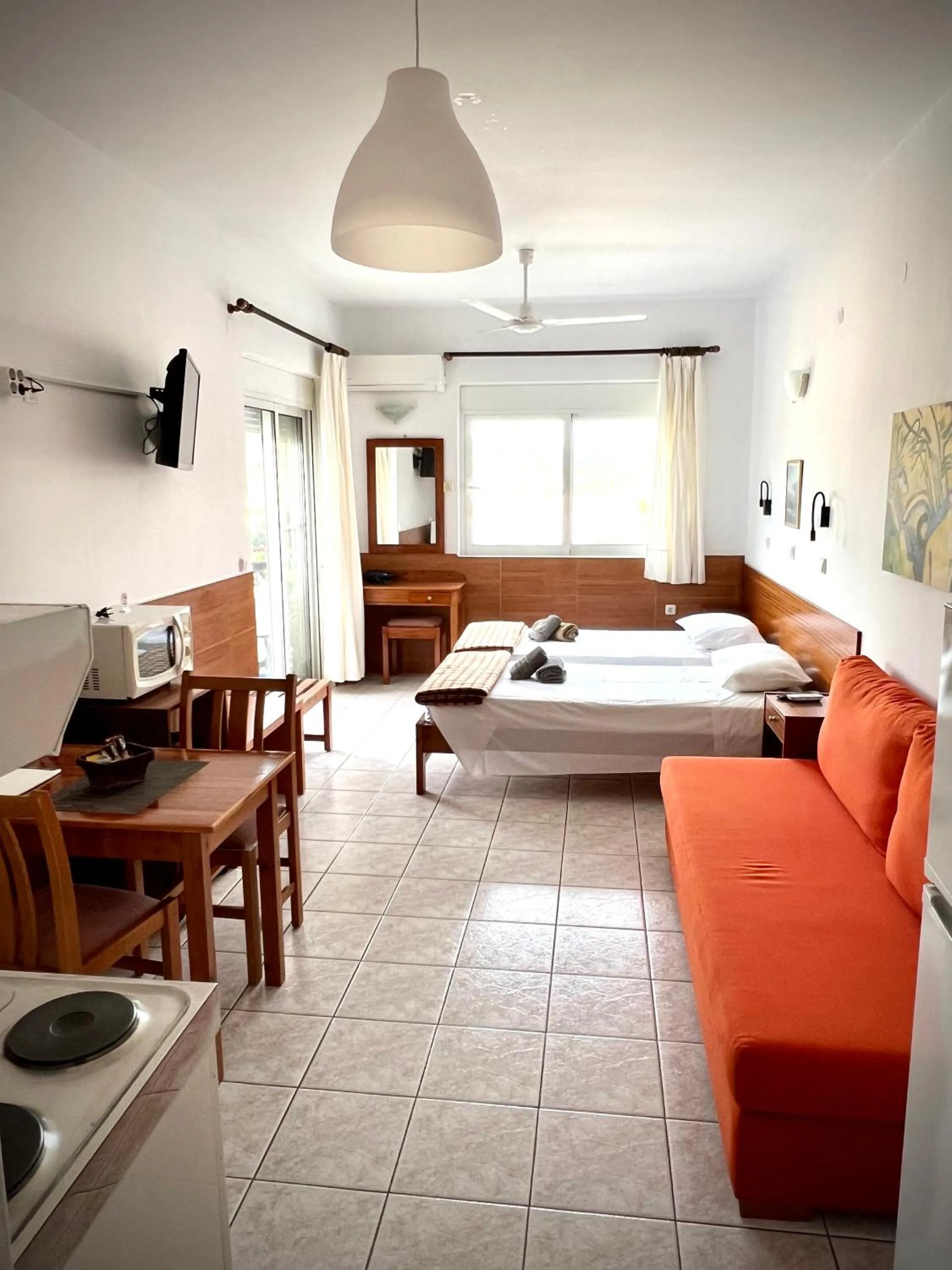 TV and multimedia, Bed in SCALA APARTS & STUDIOS - Rhodes