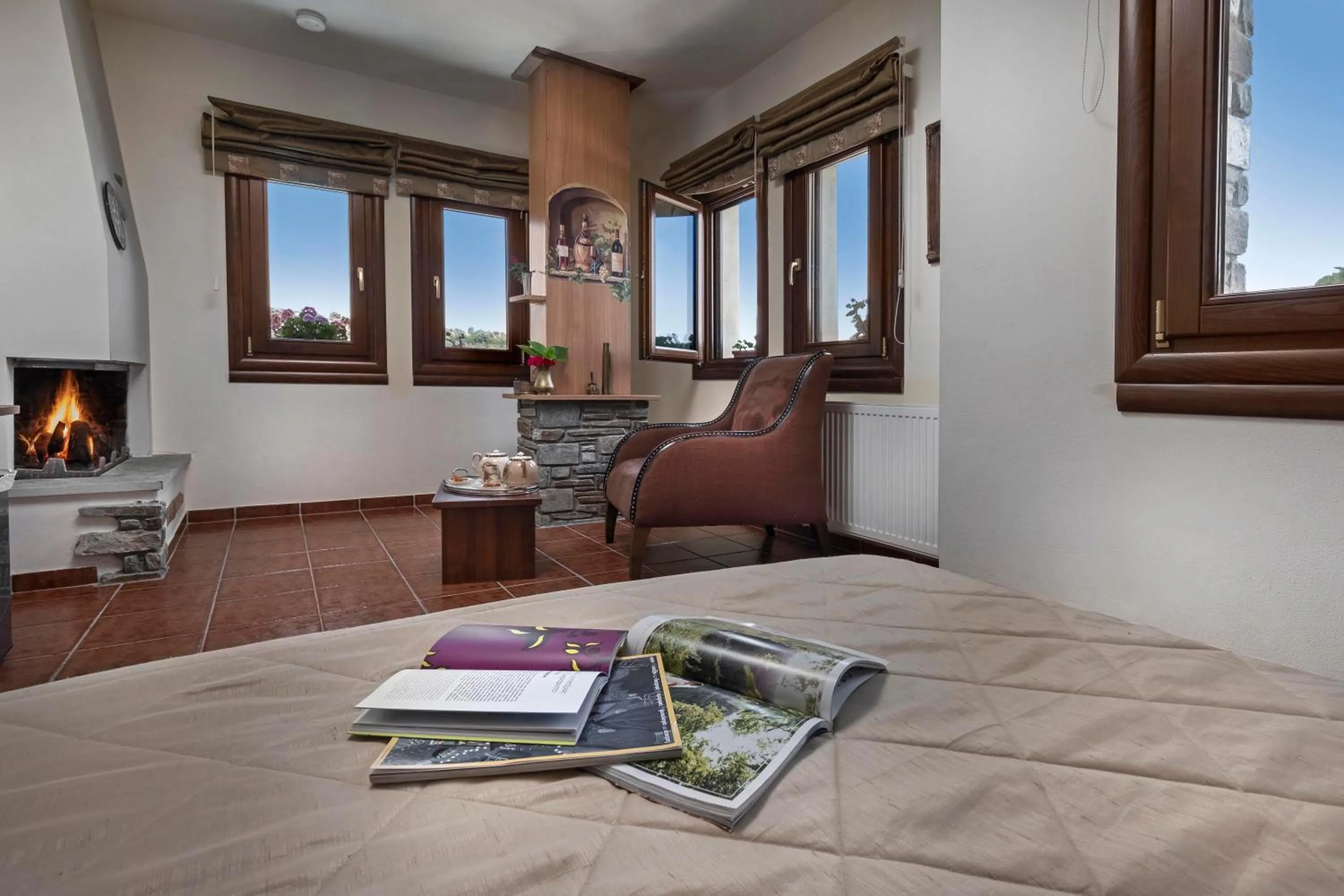 Living room in Hotel Petradi