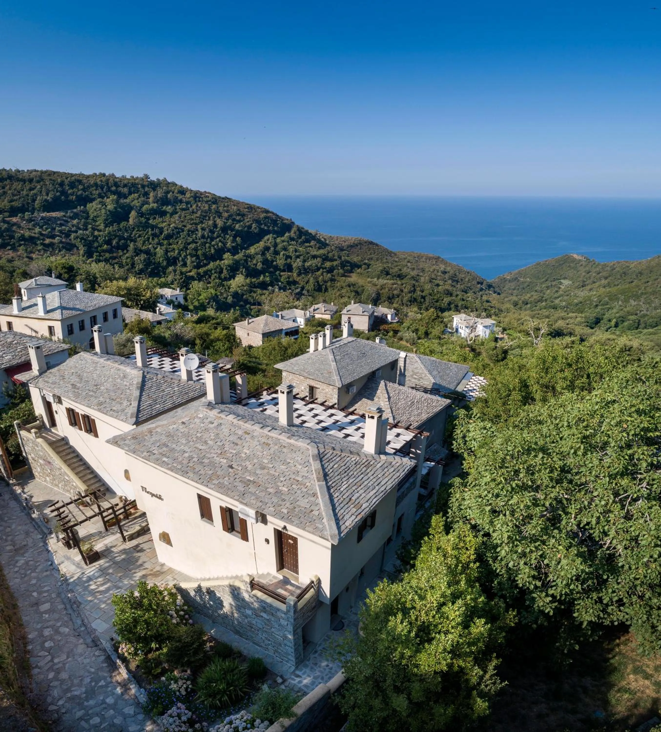 Bird's eye view in Hotel Petradi
