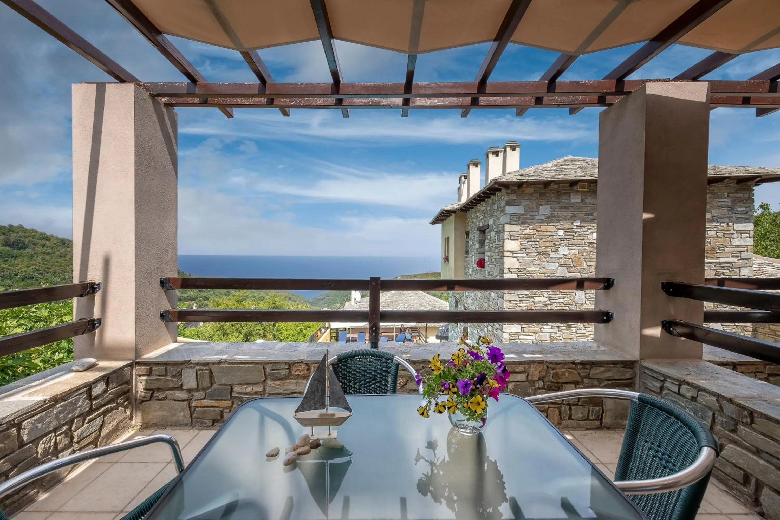 Balcony/Terrace in Hotel Petradi