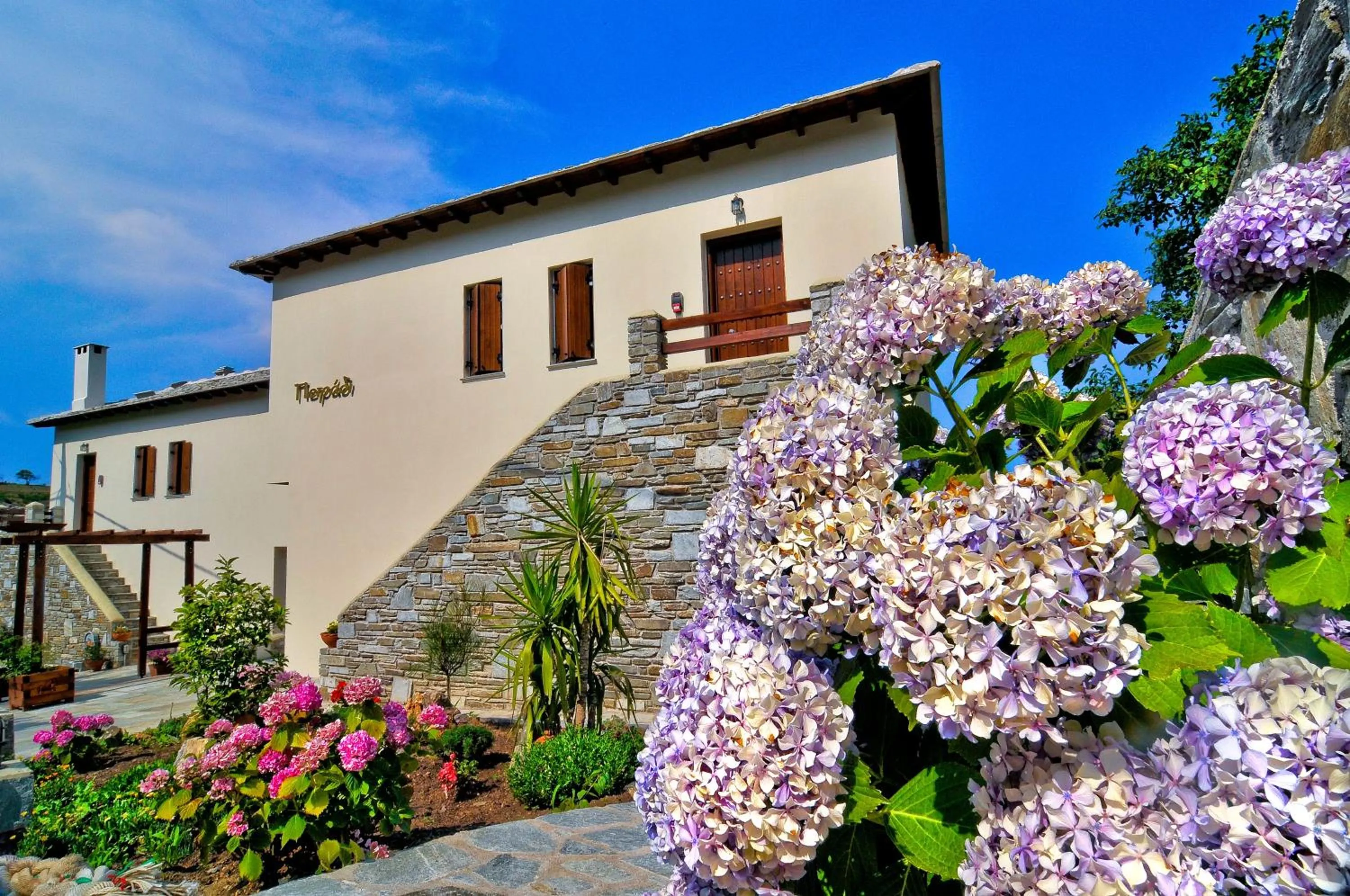 Facade/entrance in Hotel Petradi