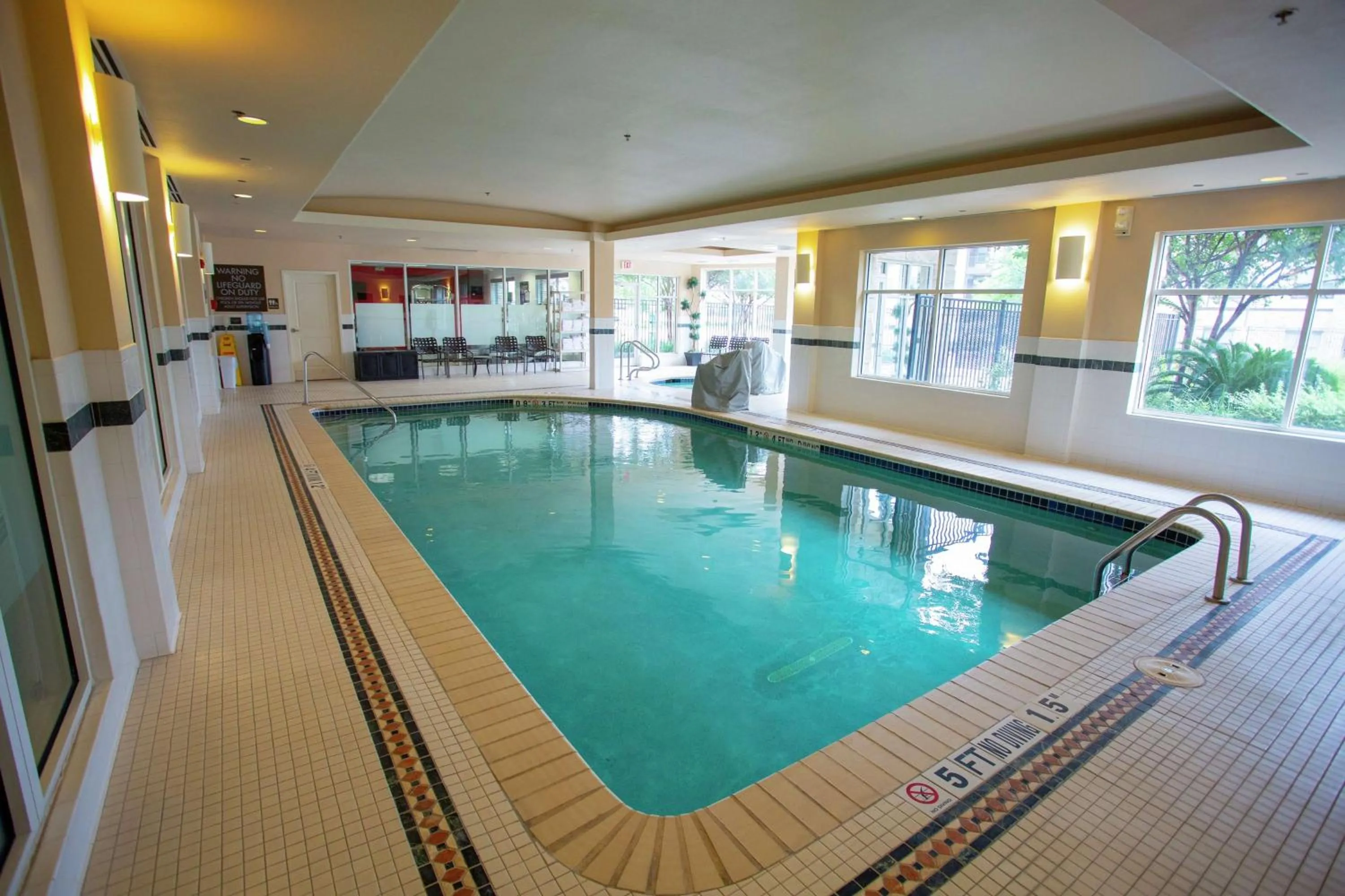 Pool view in Hilton Garden Inn Temple Medical Center