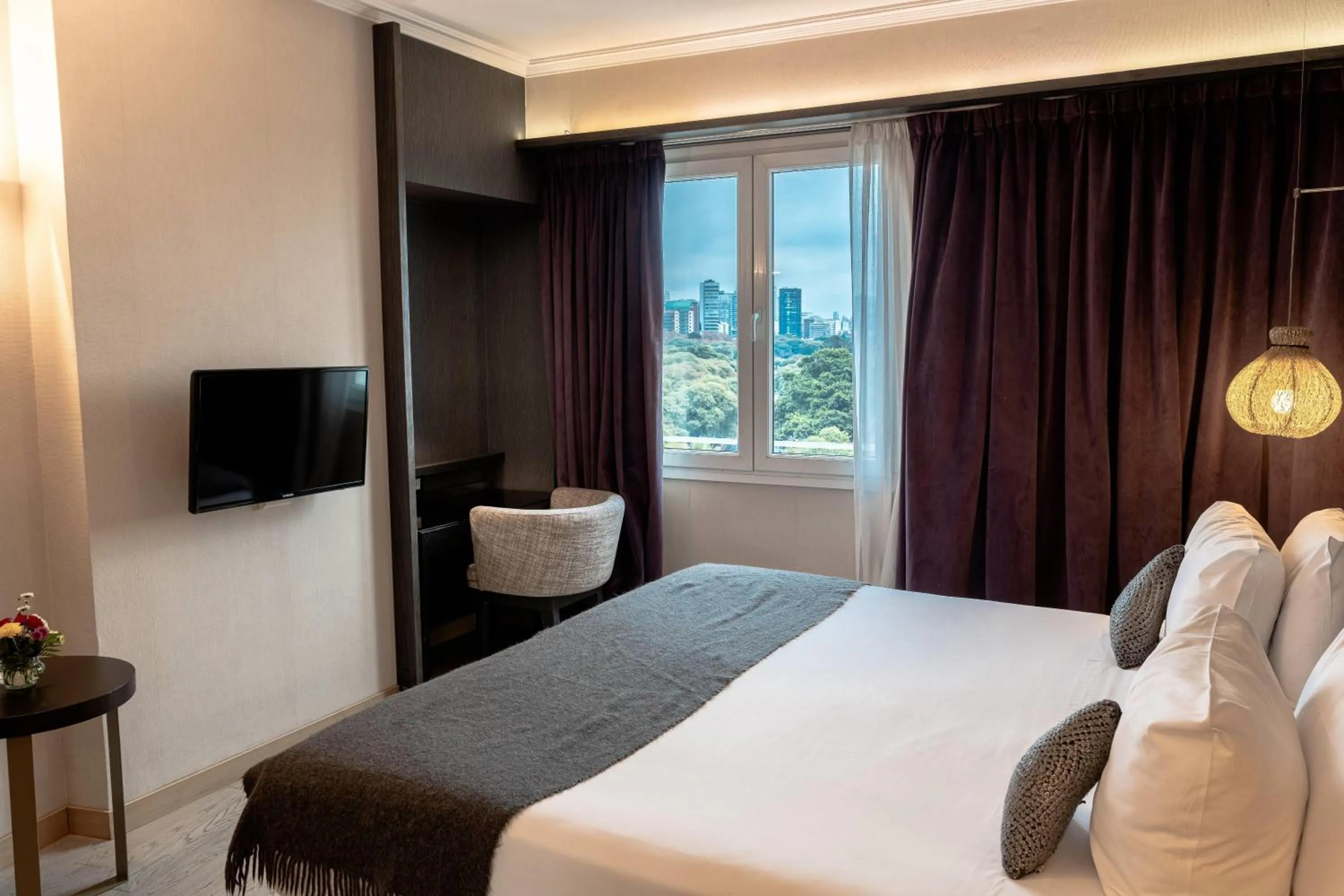 Photo of the whole room, Bed in Esplendor Plaza Francia