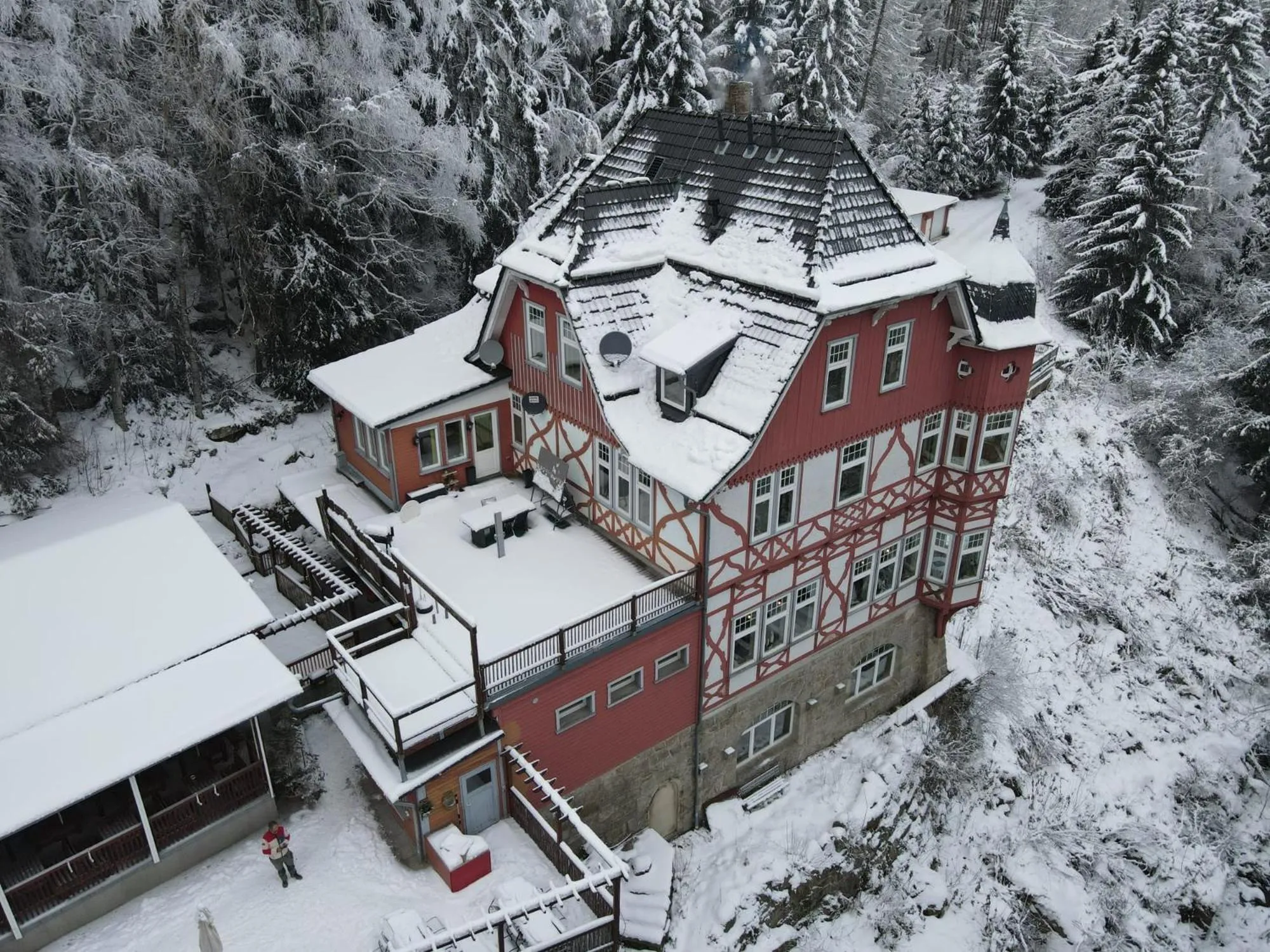 Property building in Waldgasthaus & Berghotel Steinerne Renne