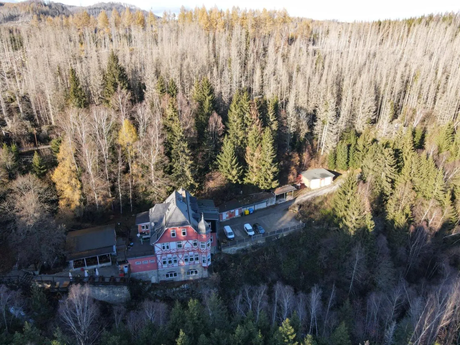 Property building in Waldgasthaus & Berghotel Steinerne Renne