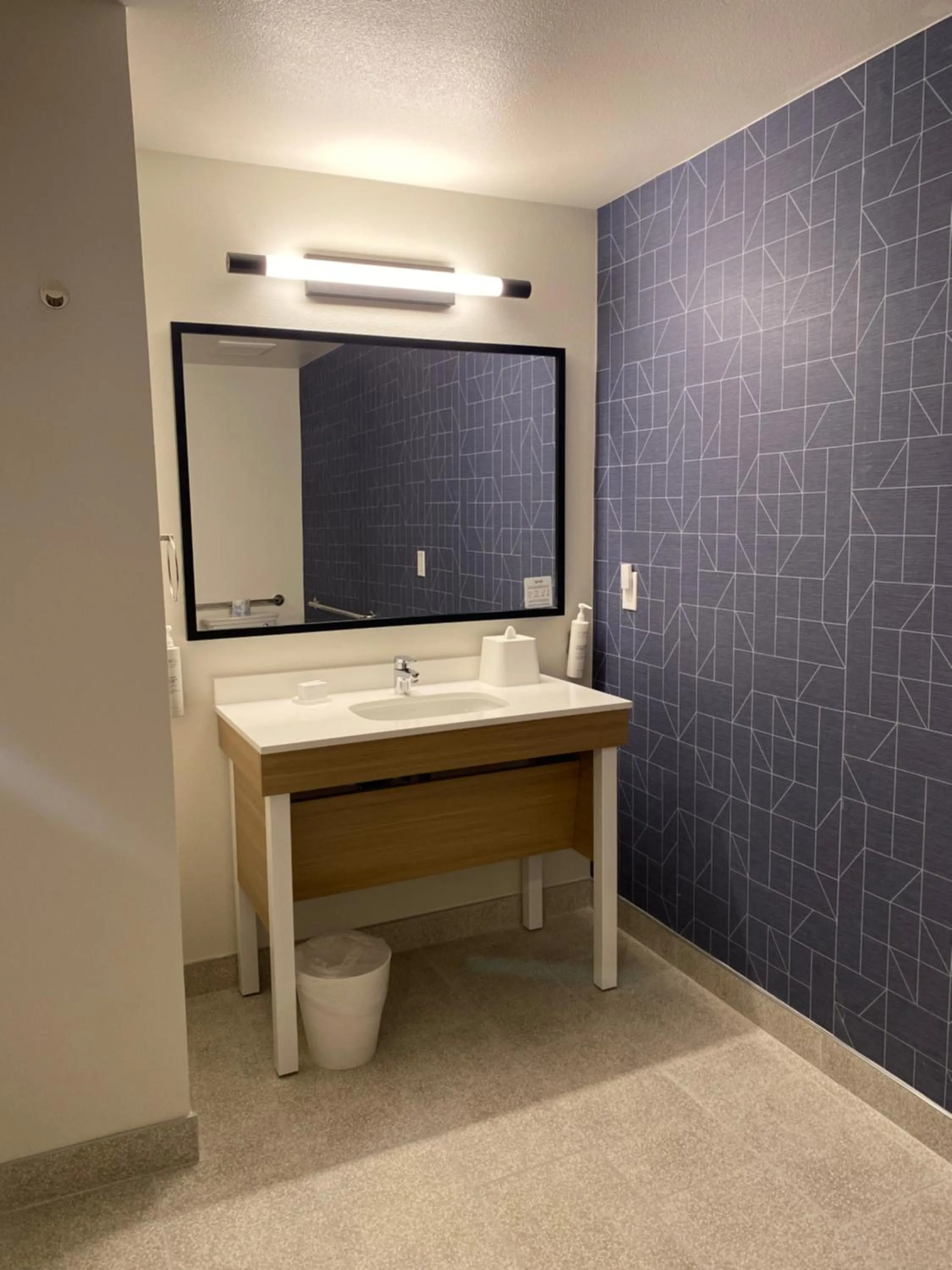 Bathroom in Spark by Hilton Yucca Valley Joshua Tree