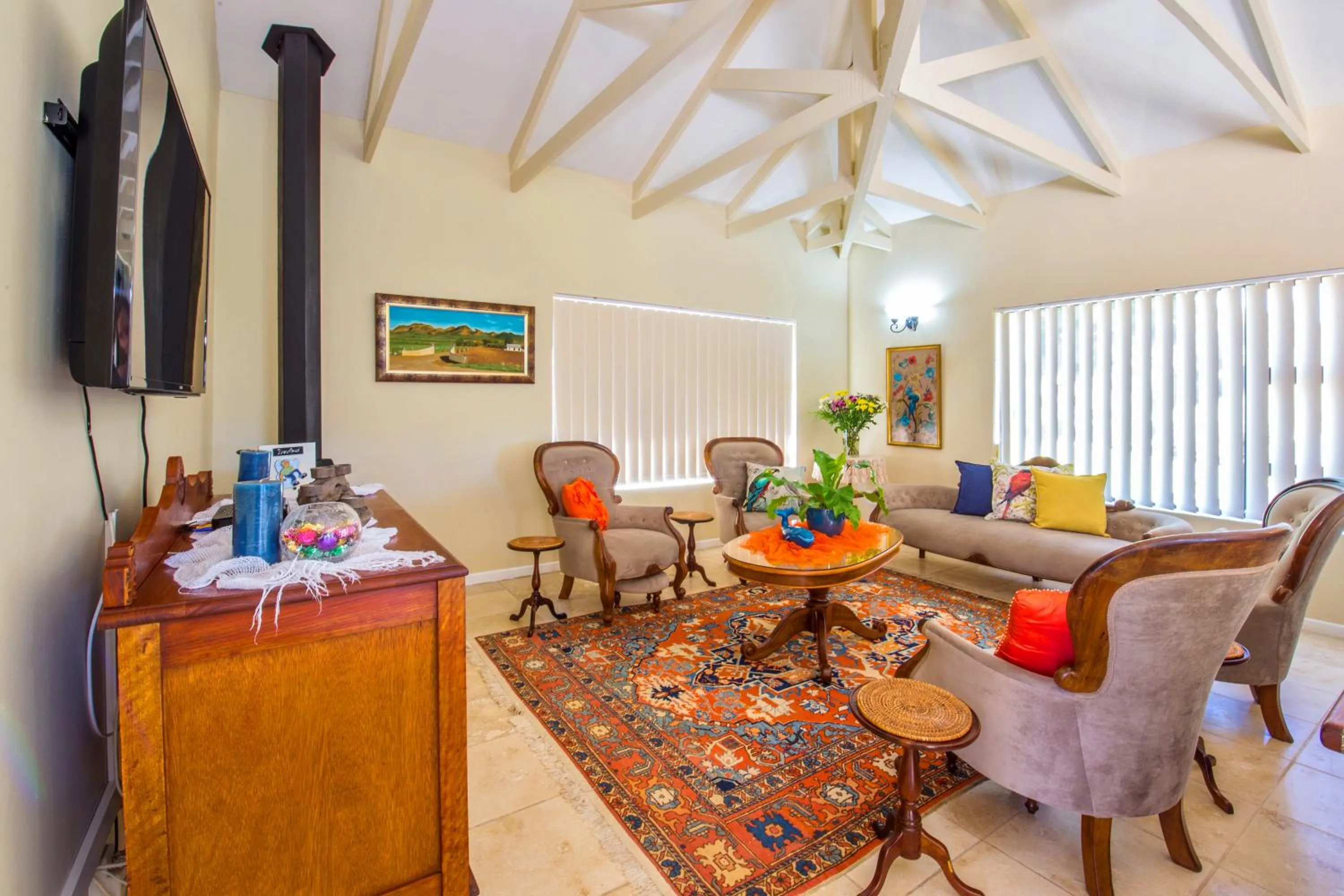 Living room in Bergsig B & B