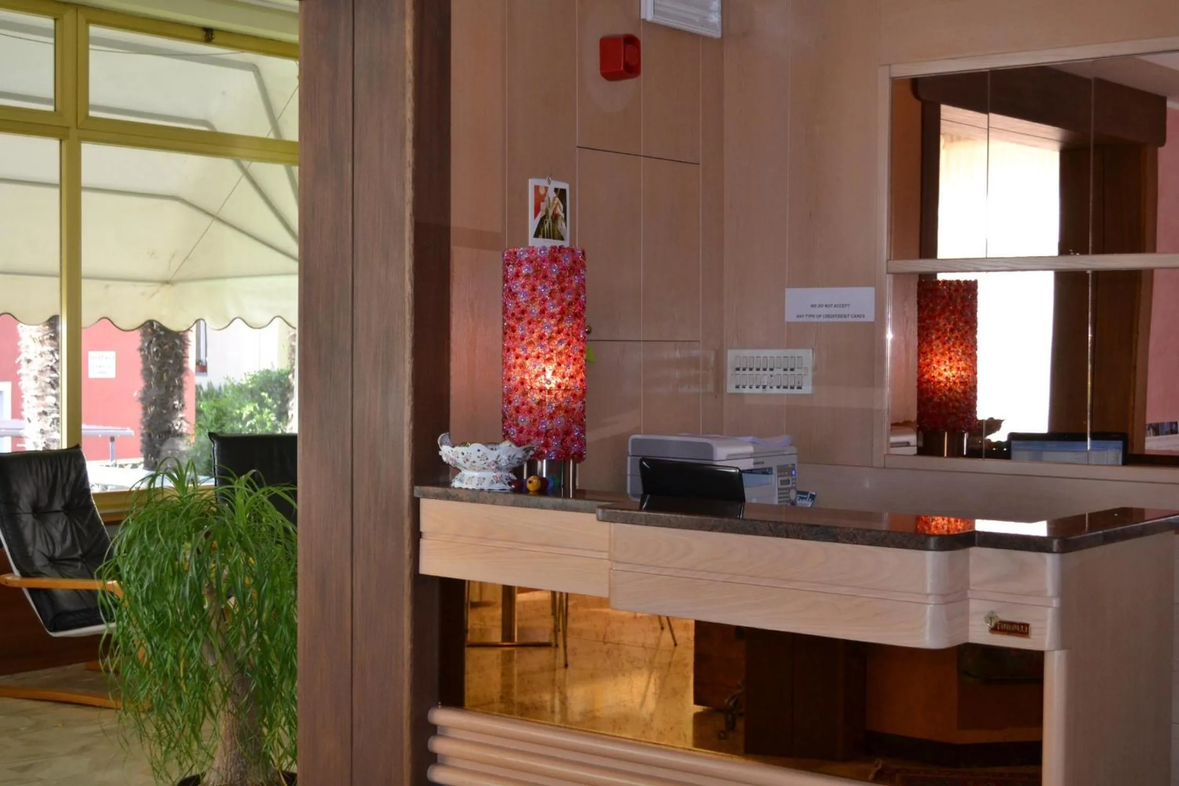 Decorative detail in Villa Orchidea