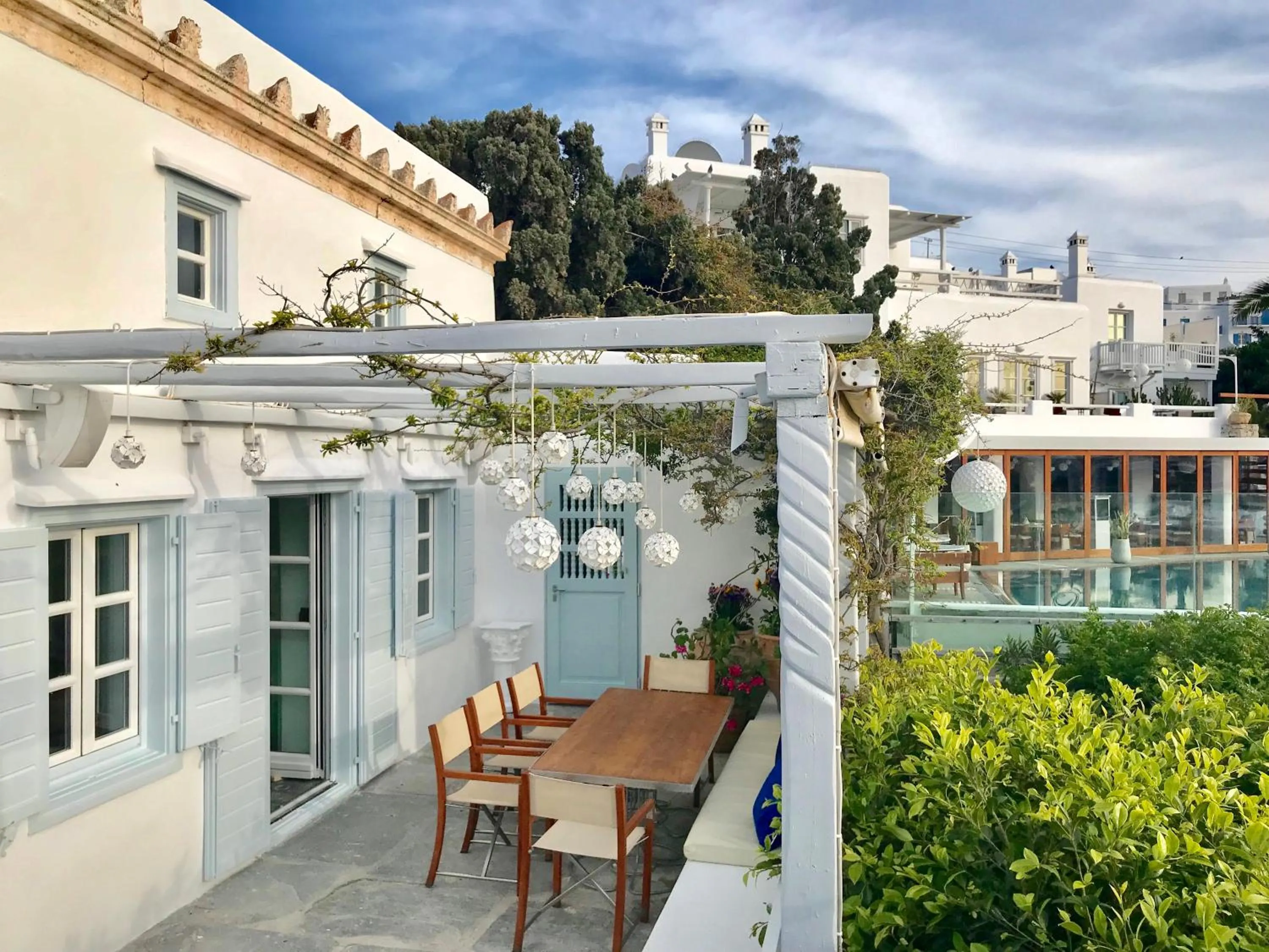 Property building in Belvedere Mykonos - Main Hotel - The Leading Hotels of the World