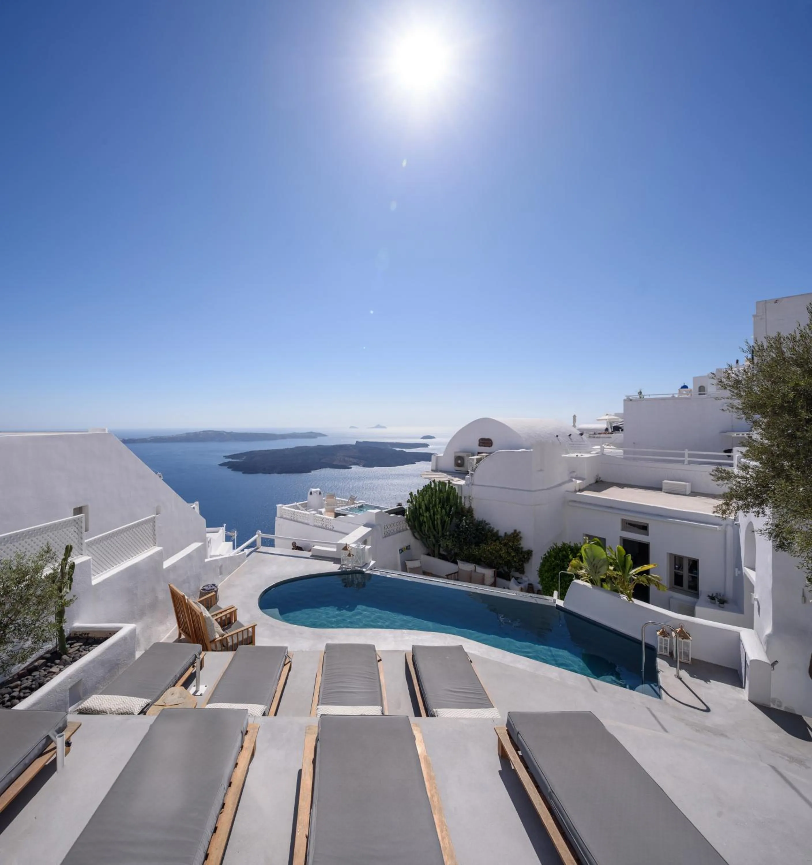 Seating area in Senses Suites