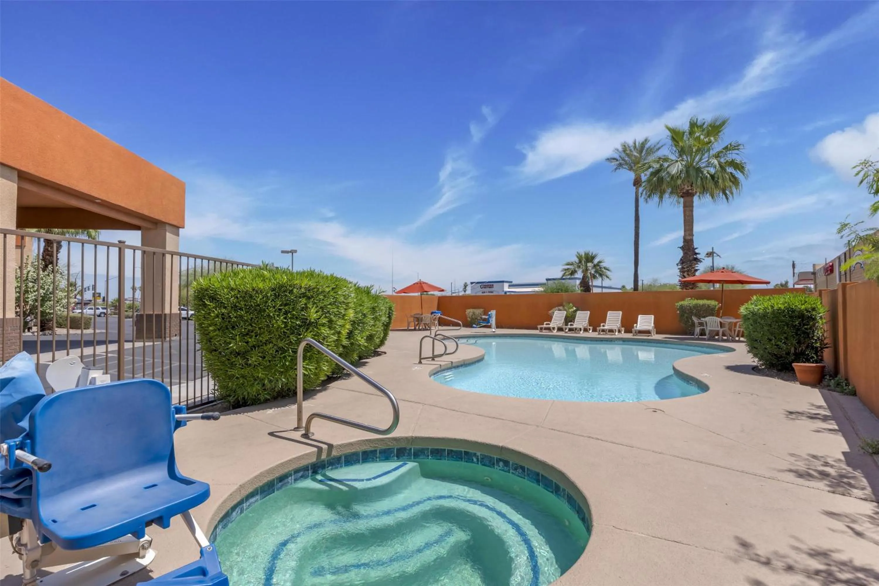 Pool view in Best Western Inn of Chandler