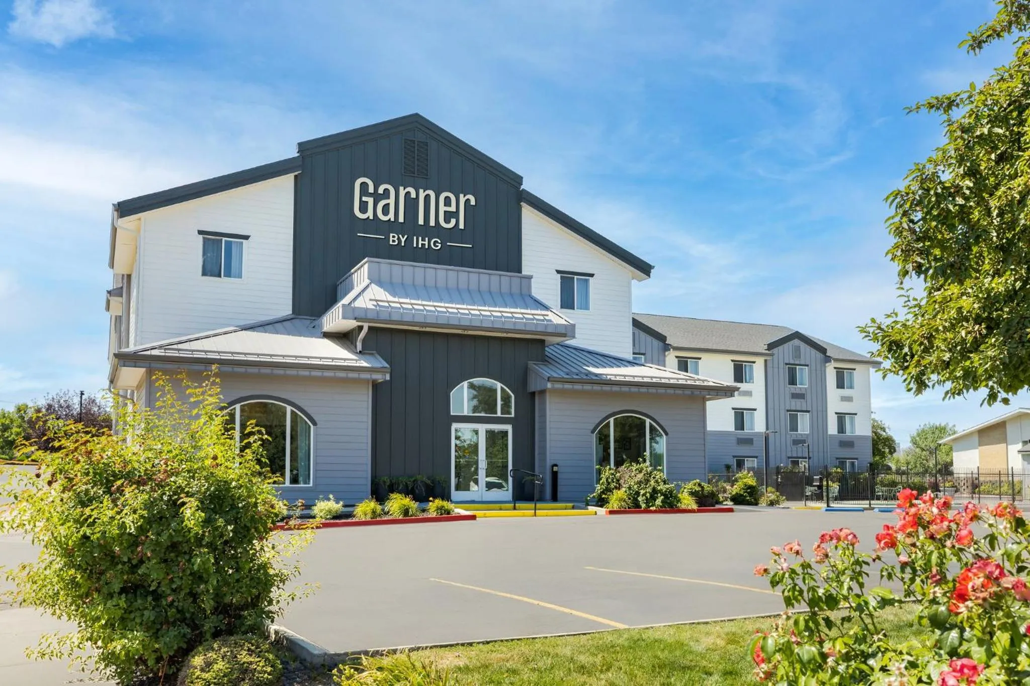 Property building in Garner Hotel Boise Airport by IHG