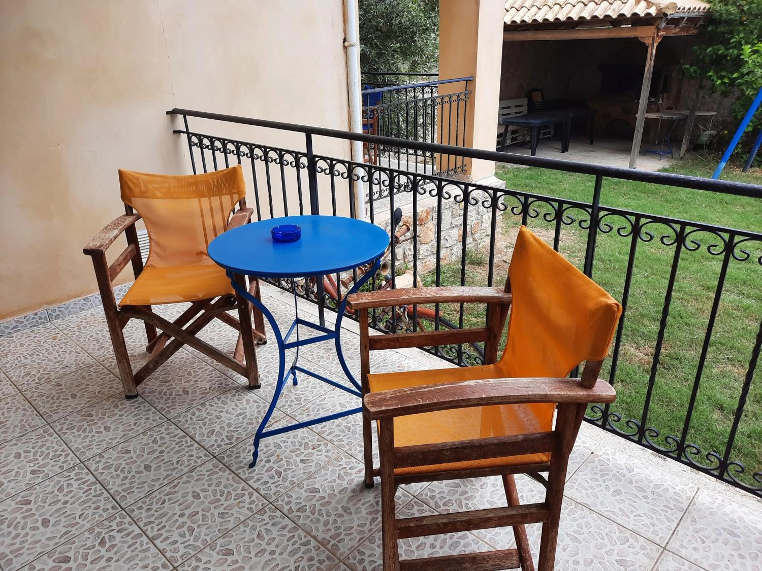 Balcony/Terrace in O Xenonas Ton Mylon