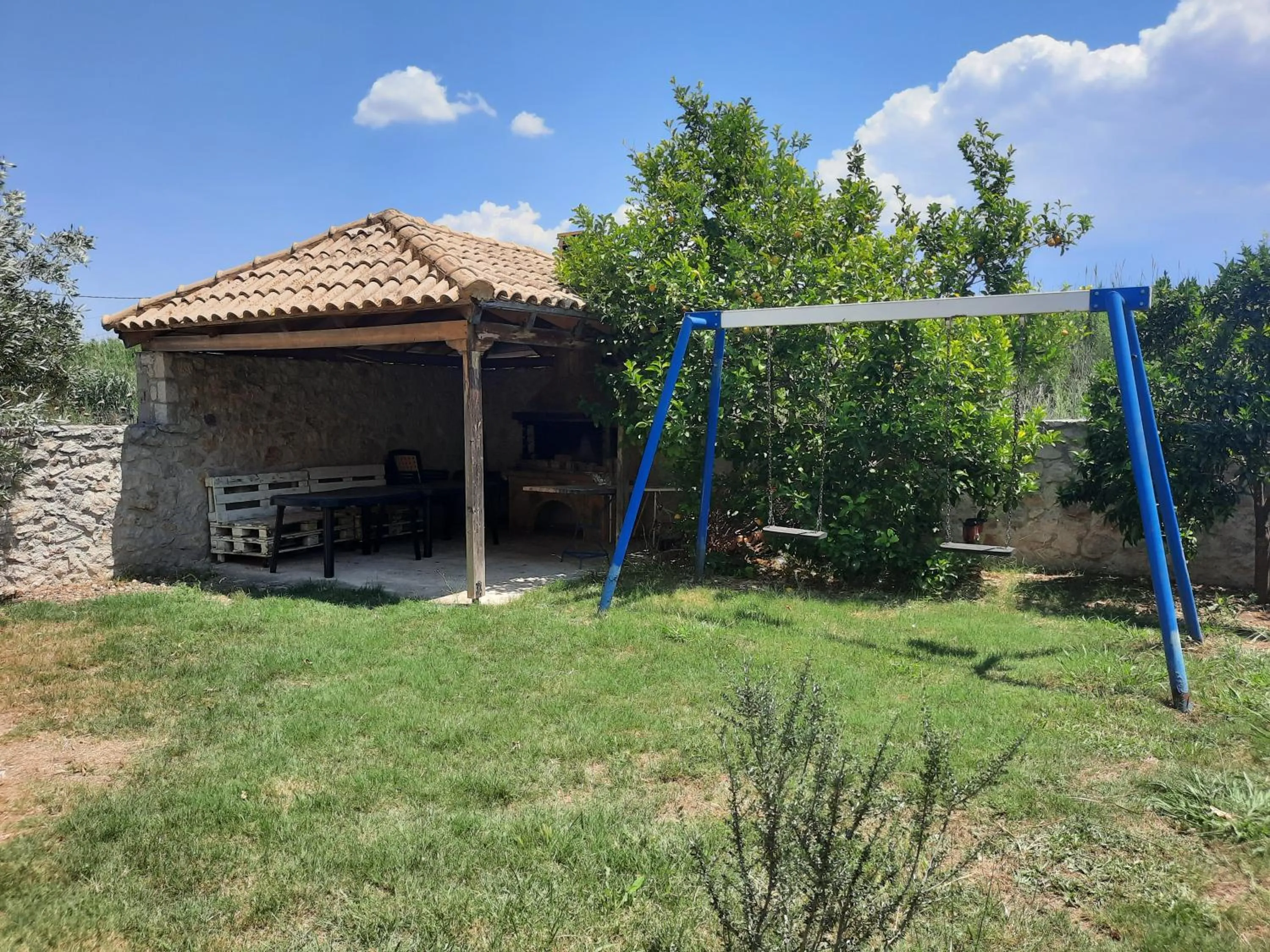 Children play ground in O Xenonas Ton Mylon