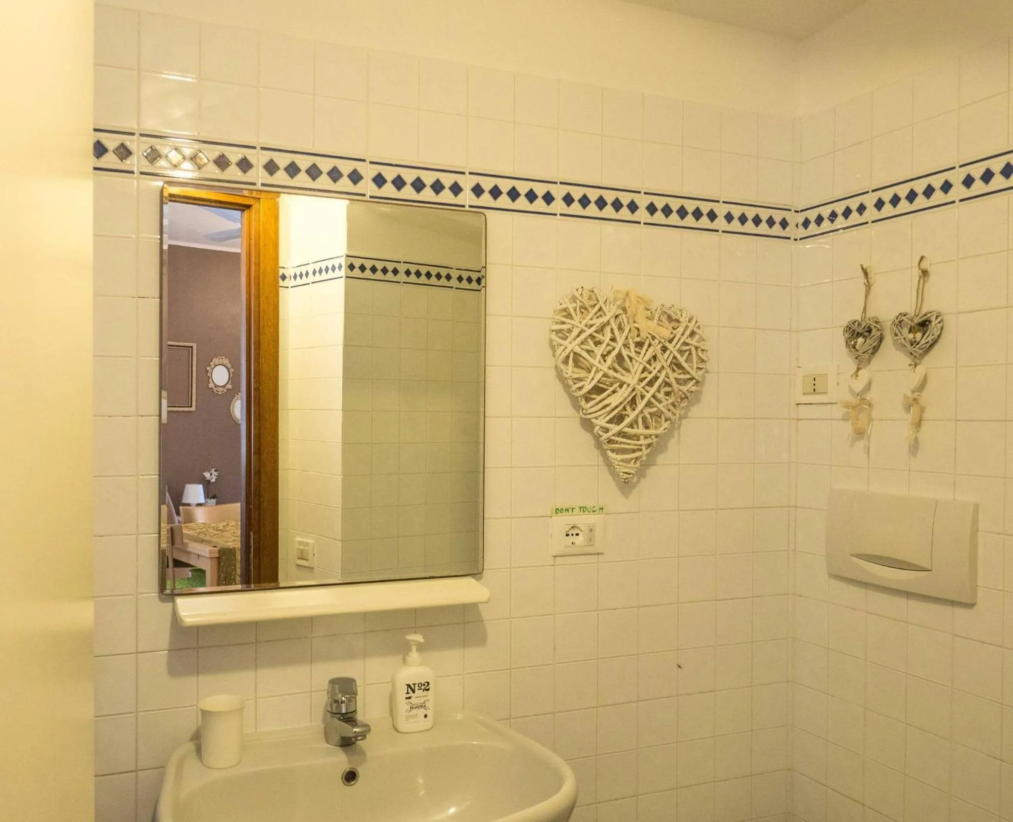Bathroom in Ventegà Sea View Apartment with Balcony