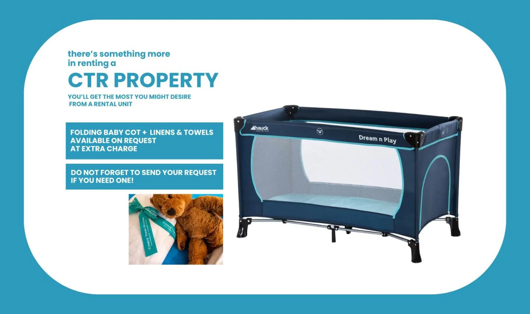 cot in Ventegà Sea View Apartment with Balcony