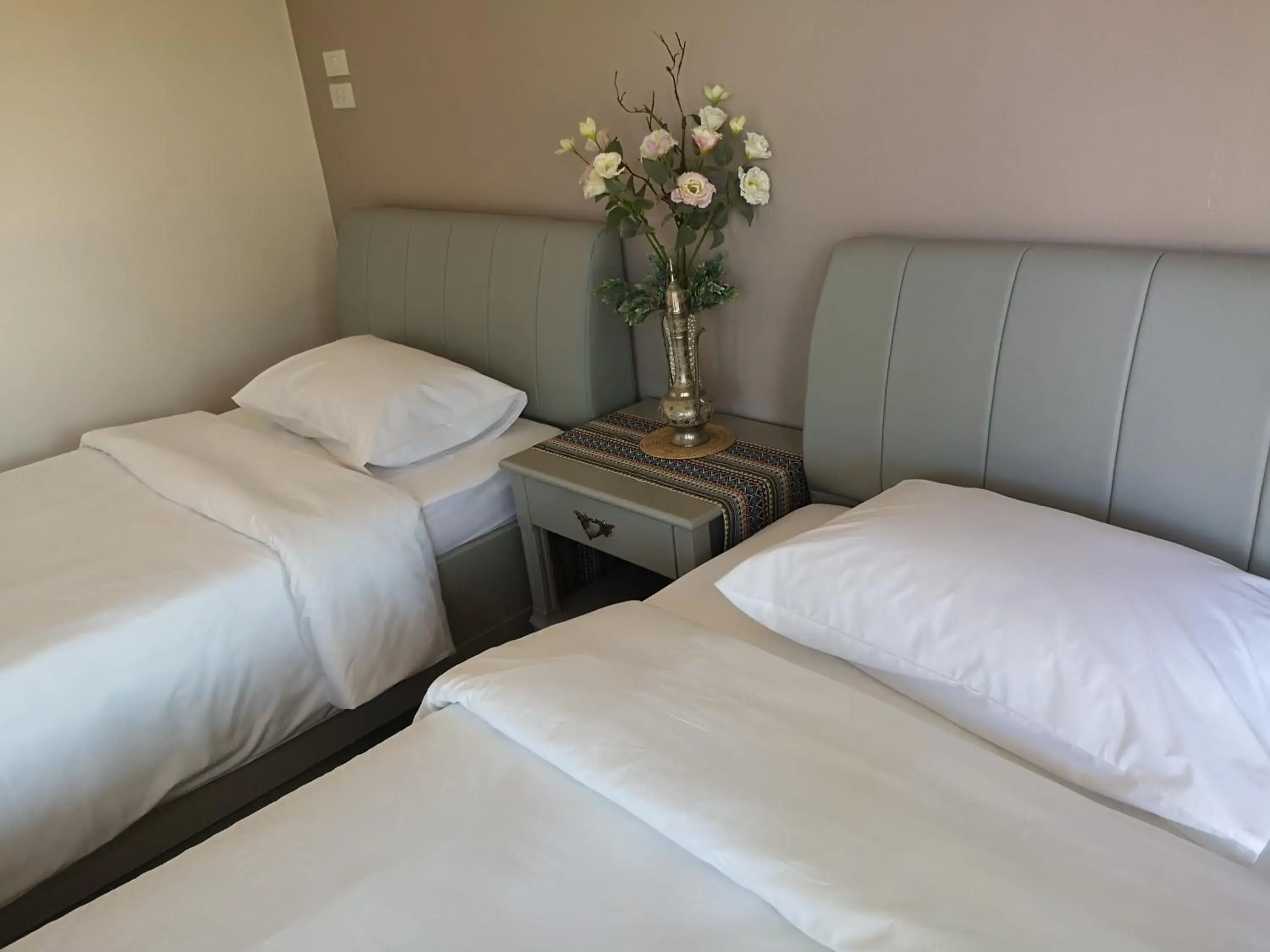 Twin Room with Pool View in Sleep Soundly By The Sea Twin Room with Pool View in Sleep Soundly By The Sea