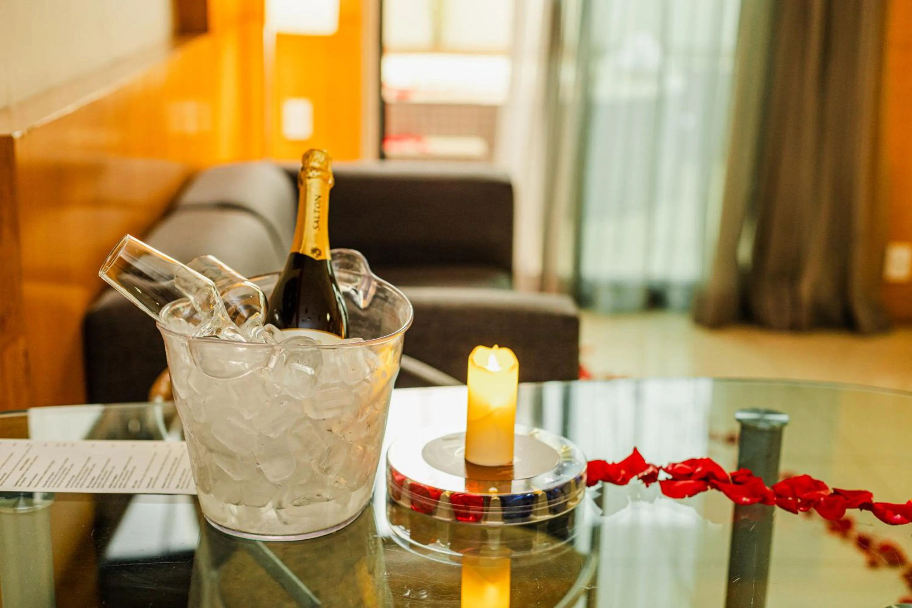 Living room in Royal Golden Hotel - Savassi